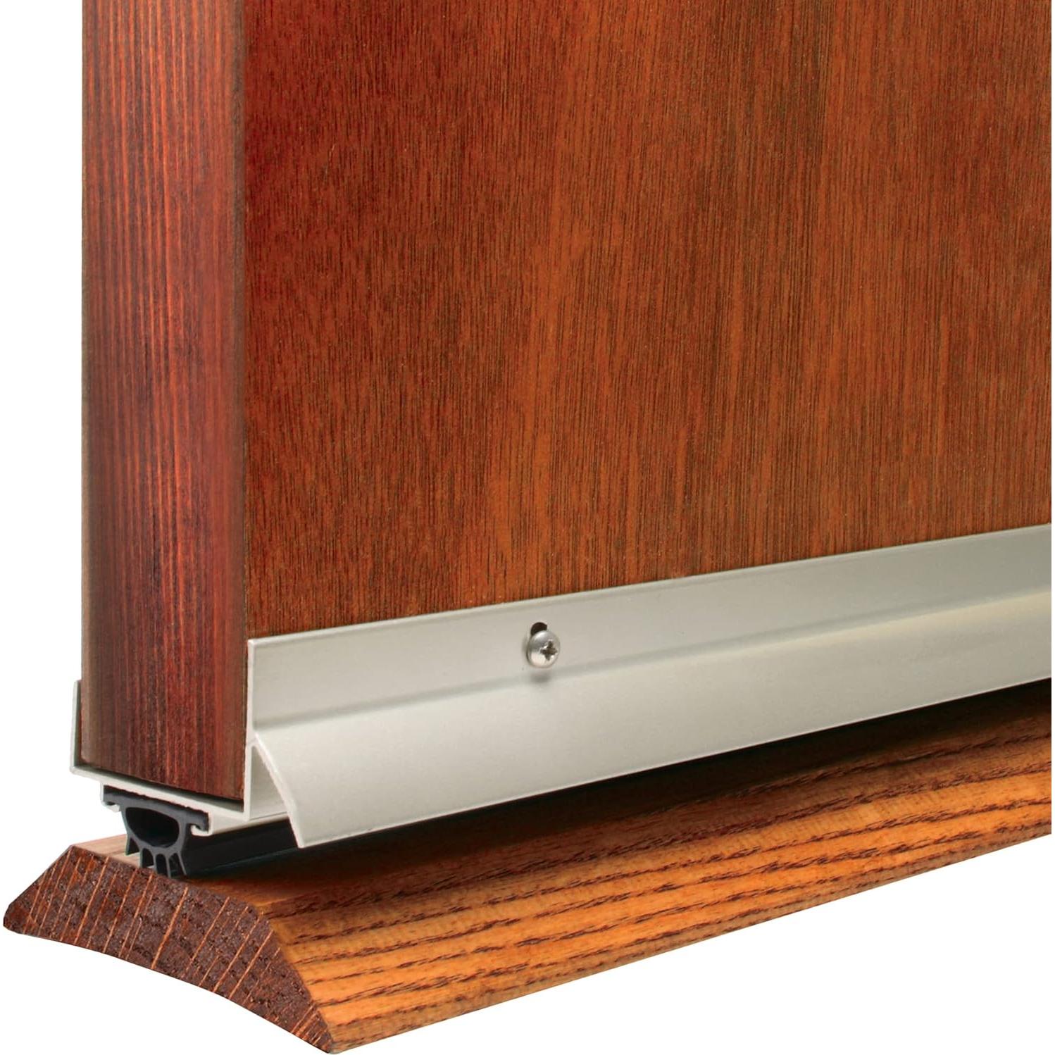 Sello de Puerta en U M-D 91.44 cm Aluminio Niquel Satinado