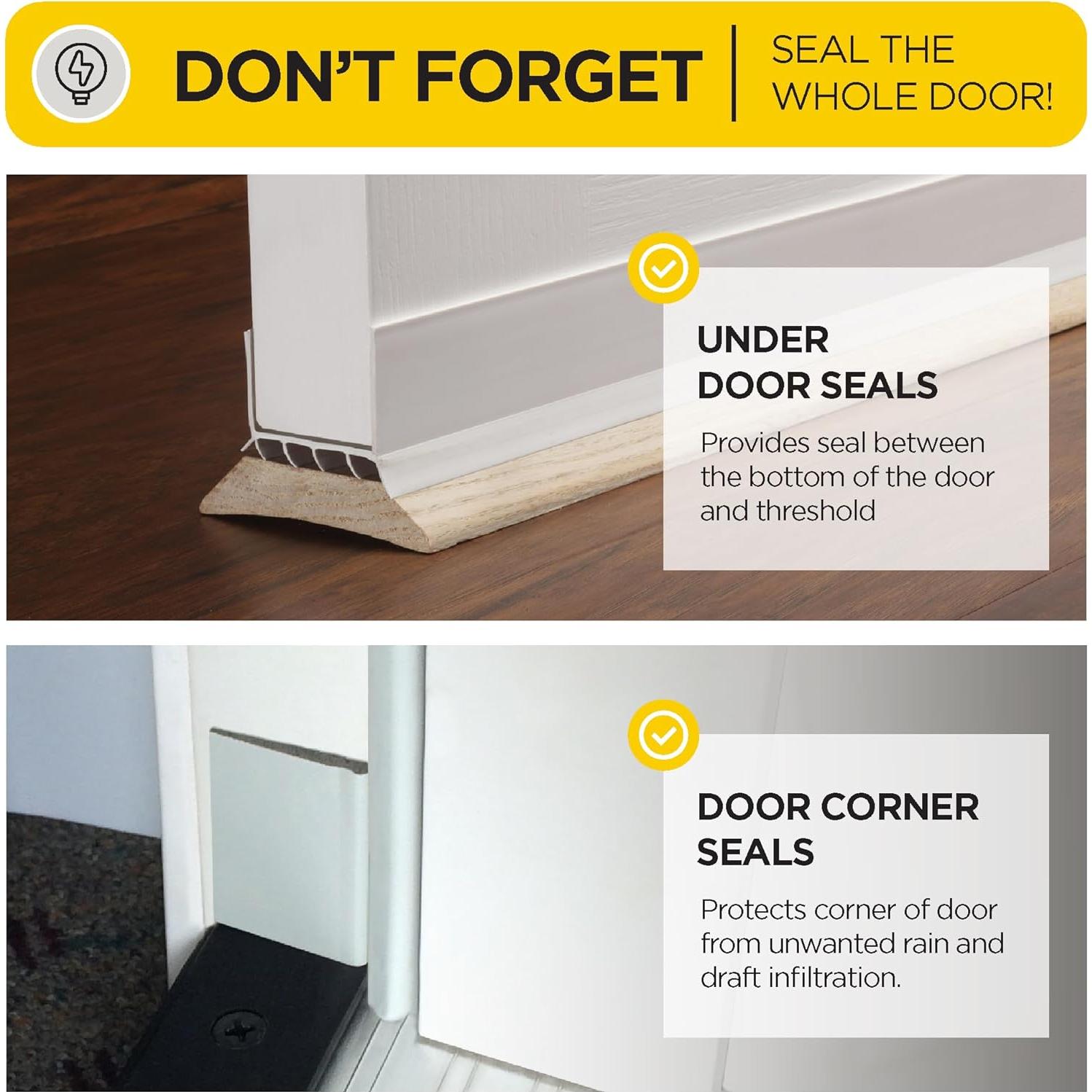 Kit de Sello para Puerta M-D 91.44x213.36 cm Aluminio y Vinilo