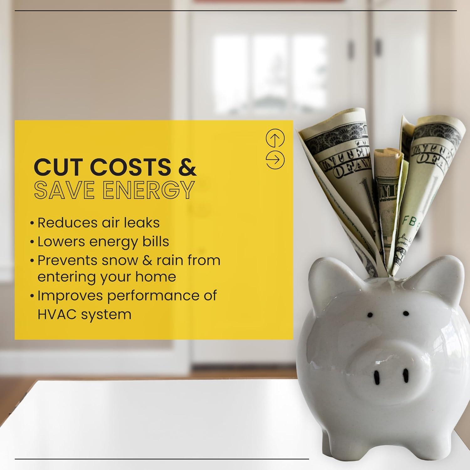 Kit de Sello para Puerta M-D 91.44x213.36 cm Aluminio y Vinilo