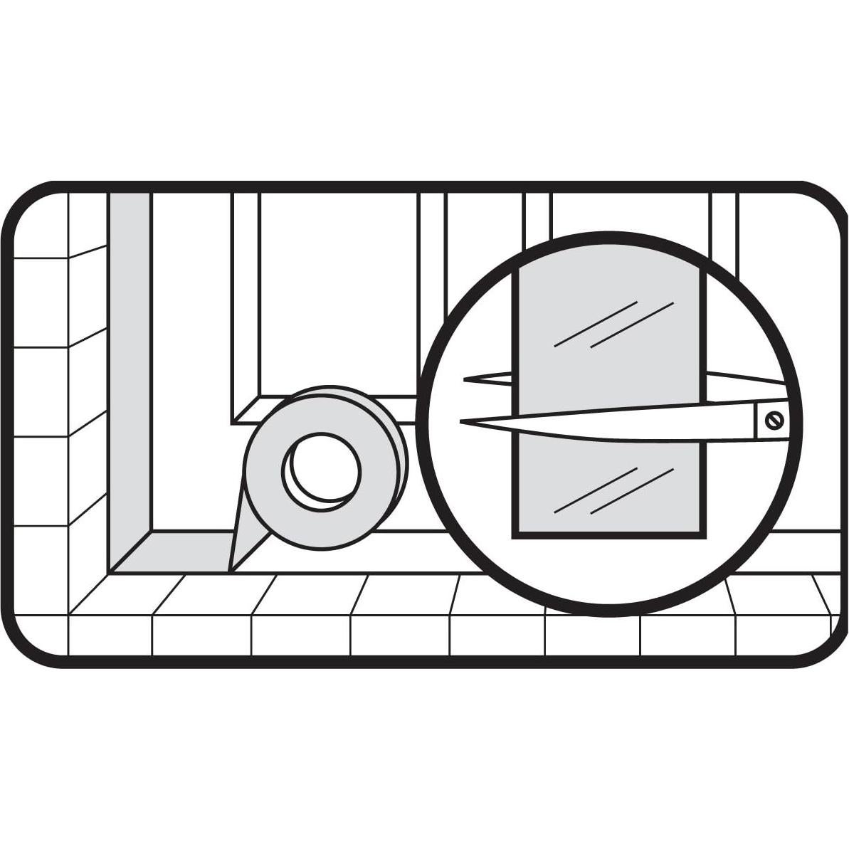 Cinta Transparente Selladora M-D 7.62 m para Ventanas