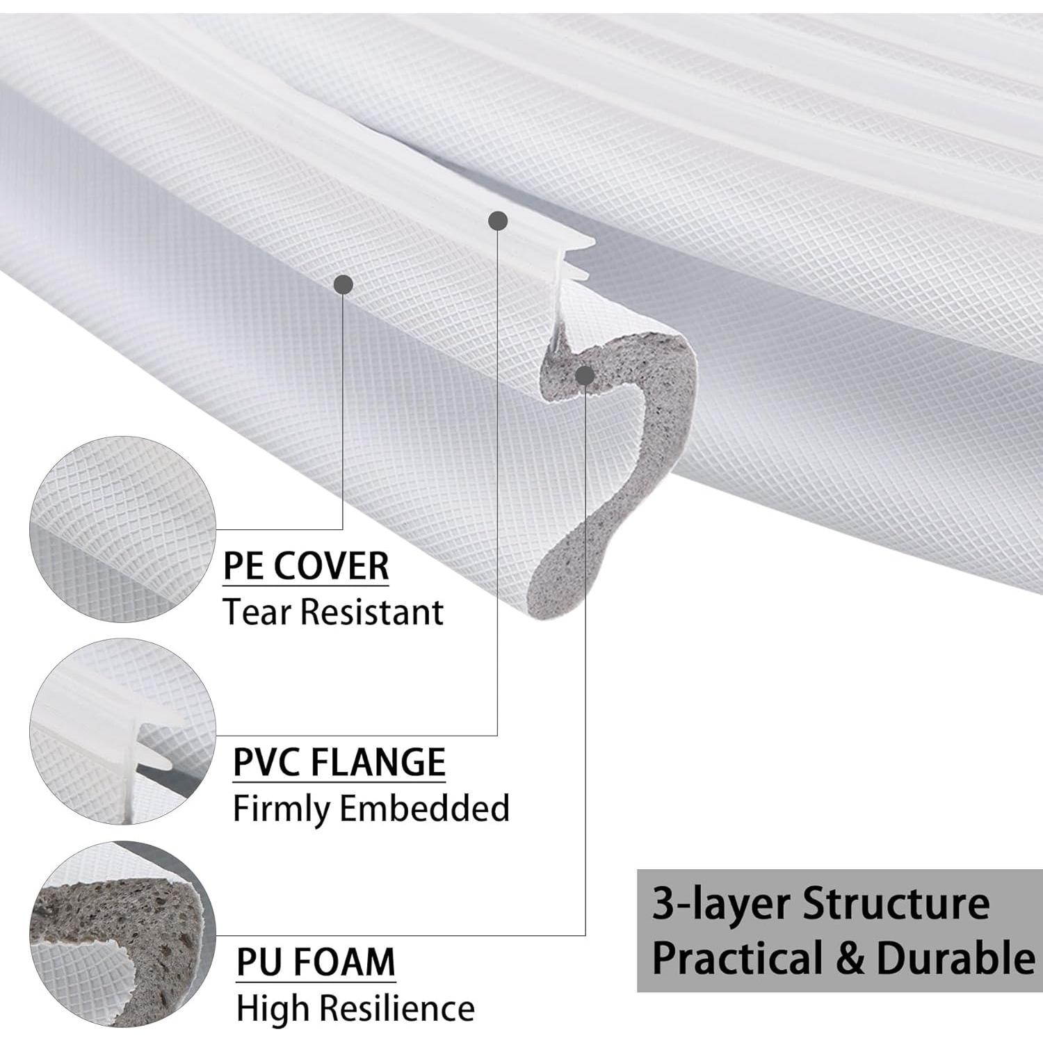 Sello de Puerta y Ventana Hungbak 6.1m Blanco Aislante