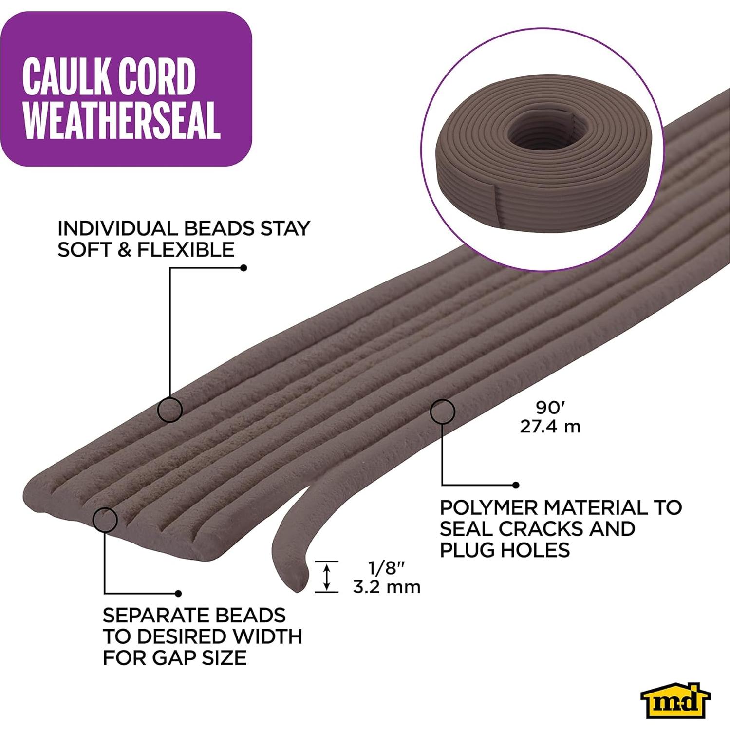 Cordón de Calafateo Reemplazable M-D Building 27.43 m Marrón