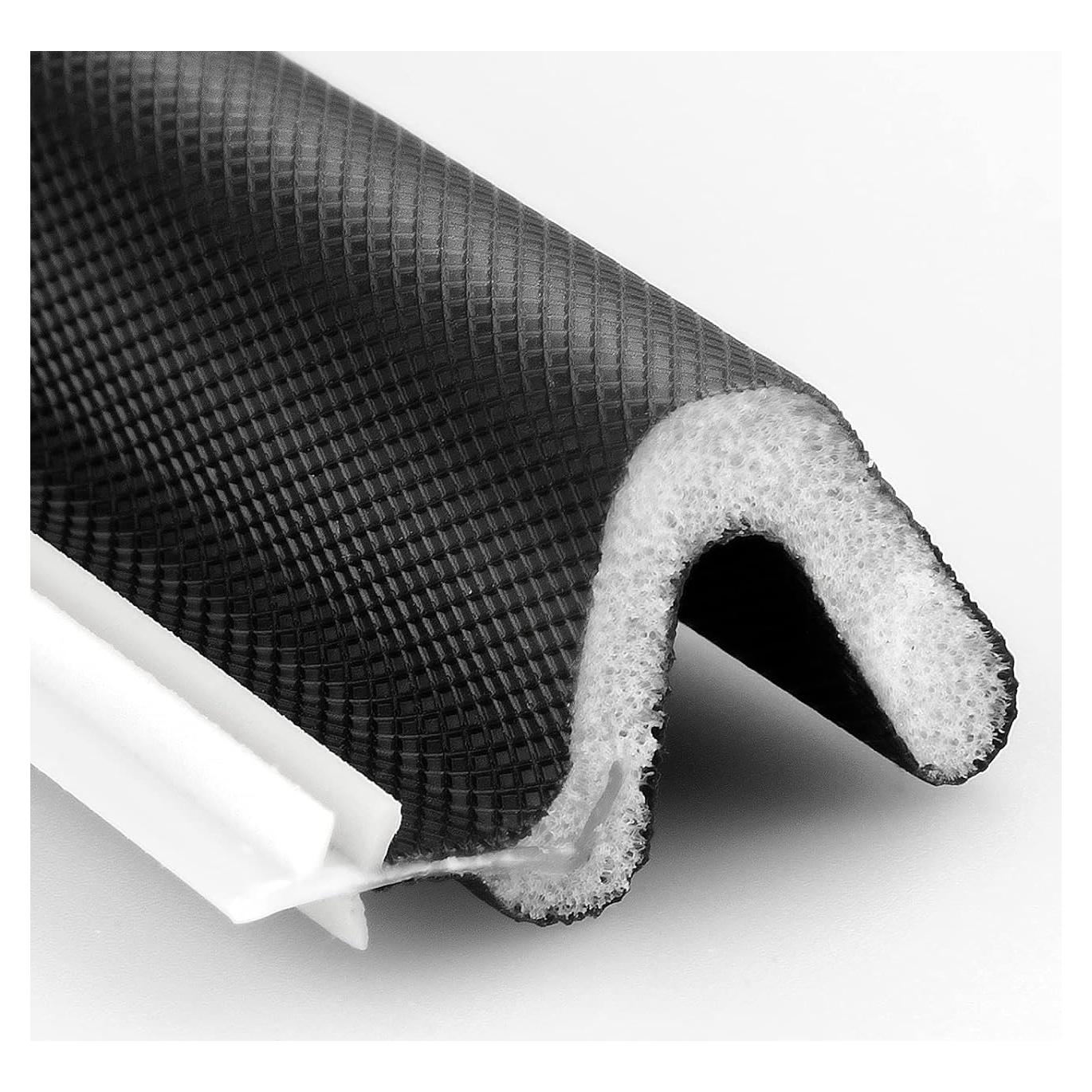 Kit de Sellado y Aislante para Puertas SZZSAF 7.92m Espuma PU Negra