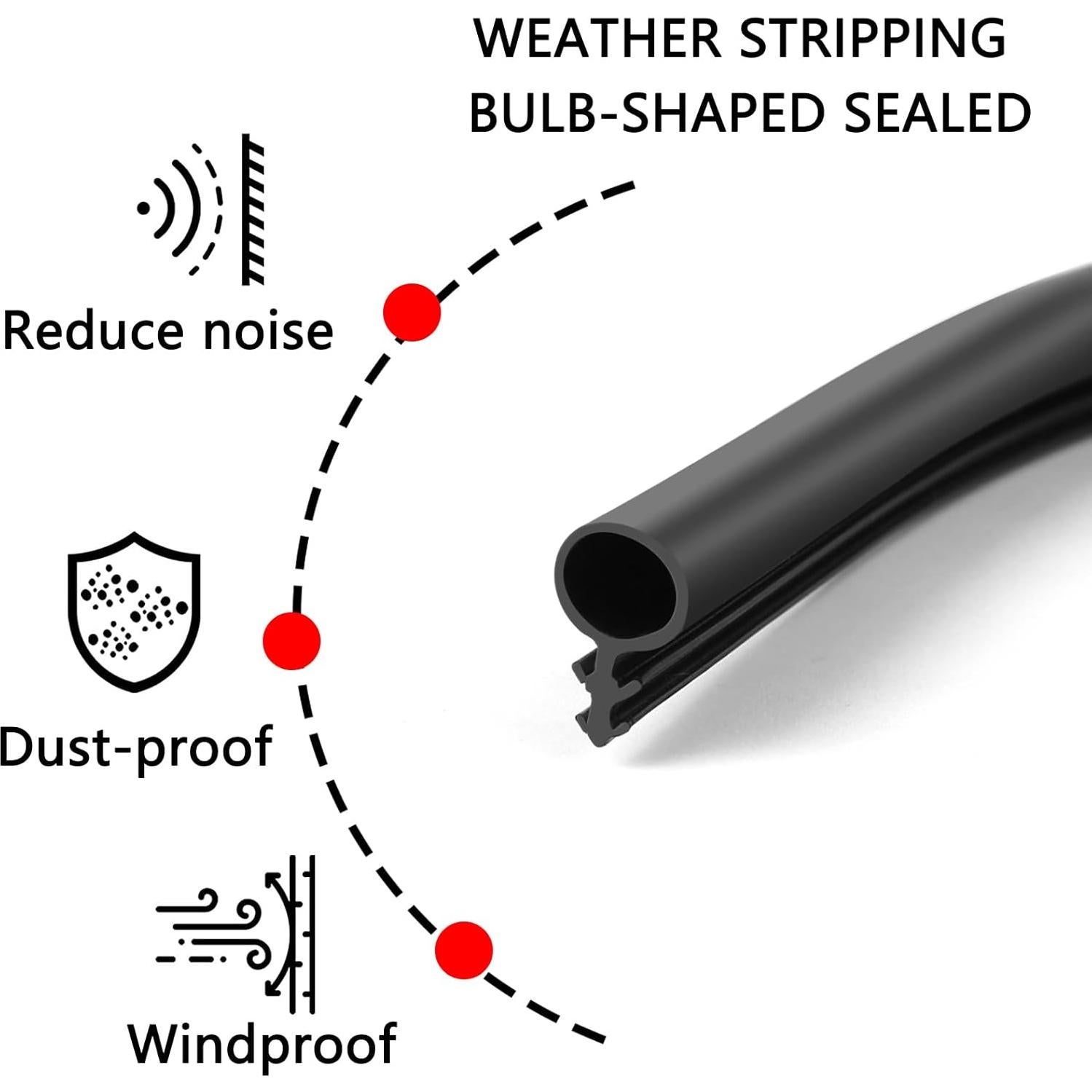 Sello de Aislamiento Kerf Gangdise 6.35mm x 9.14m Negro