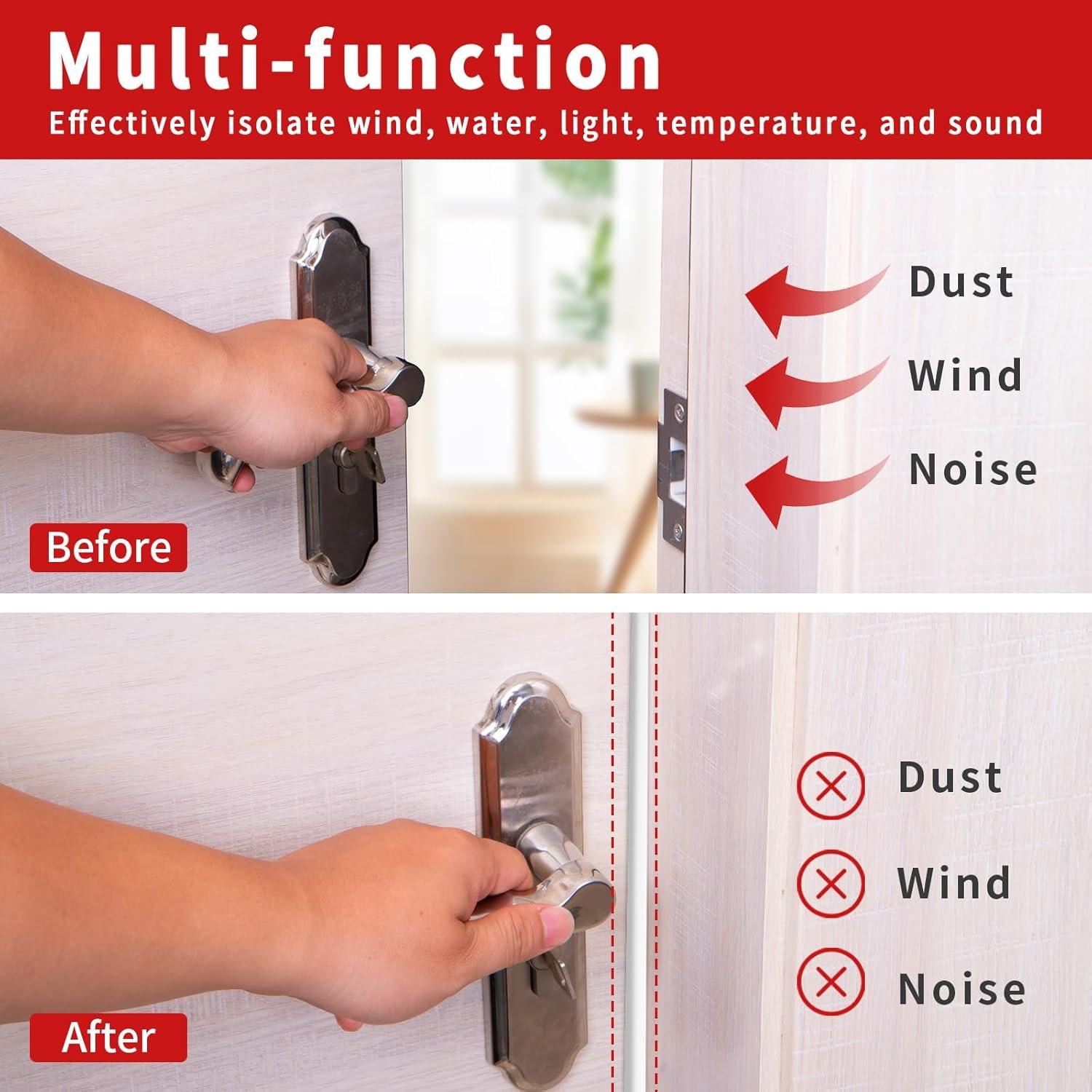 Tira de Sellado de Goma BISOTHAI 40 Pies Blanco Aislamiento