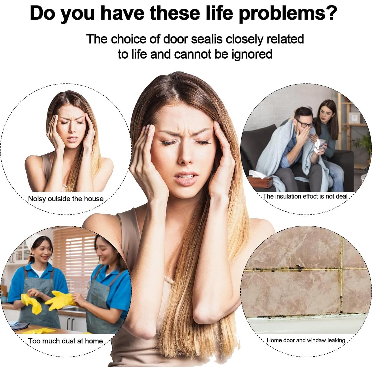 Tira de Sellado de Puerta ZERITO 10m Goma Negra 1.57cm