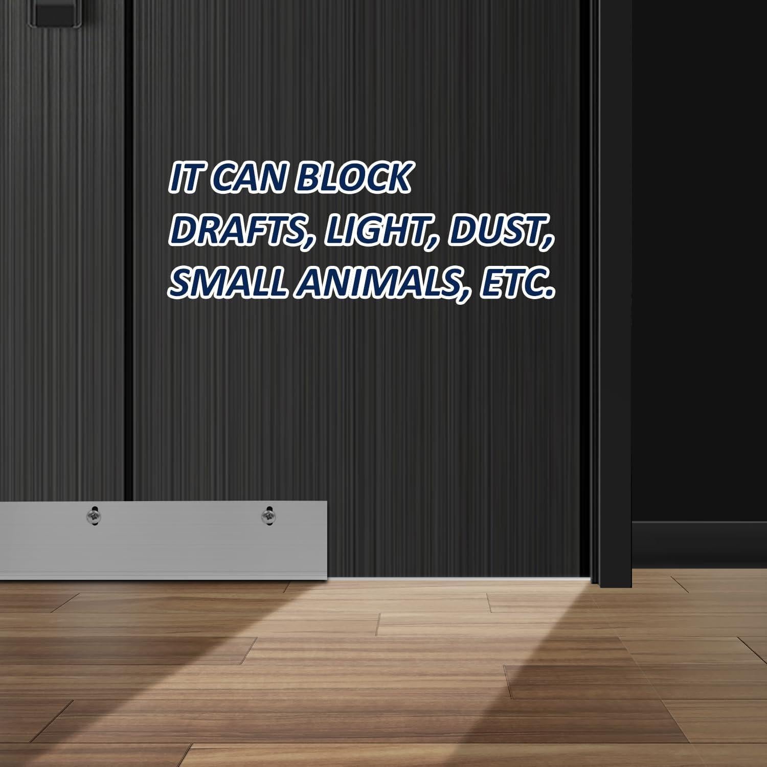 Tapa de Draft de Aluminio YYGCL 99 cm para Puertas