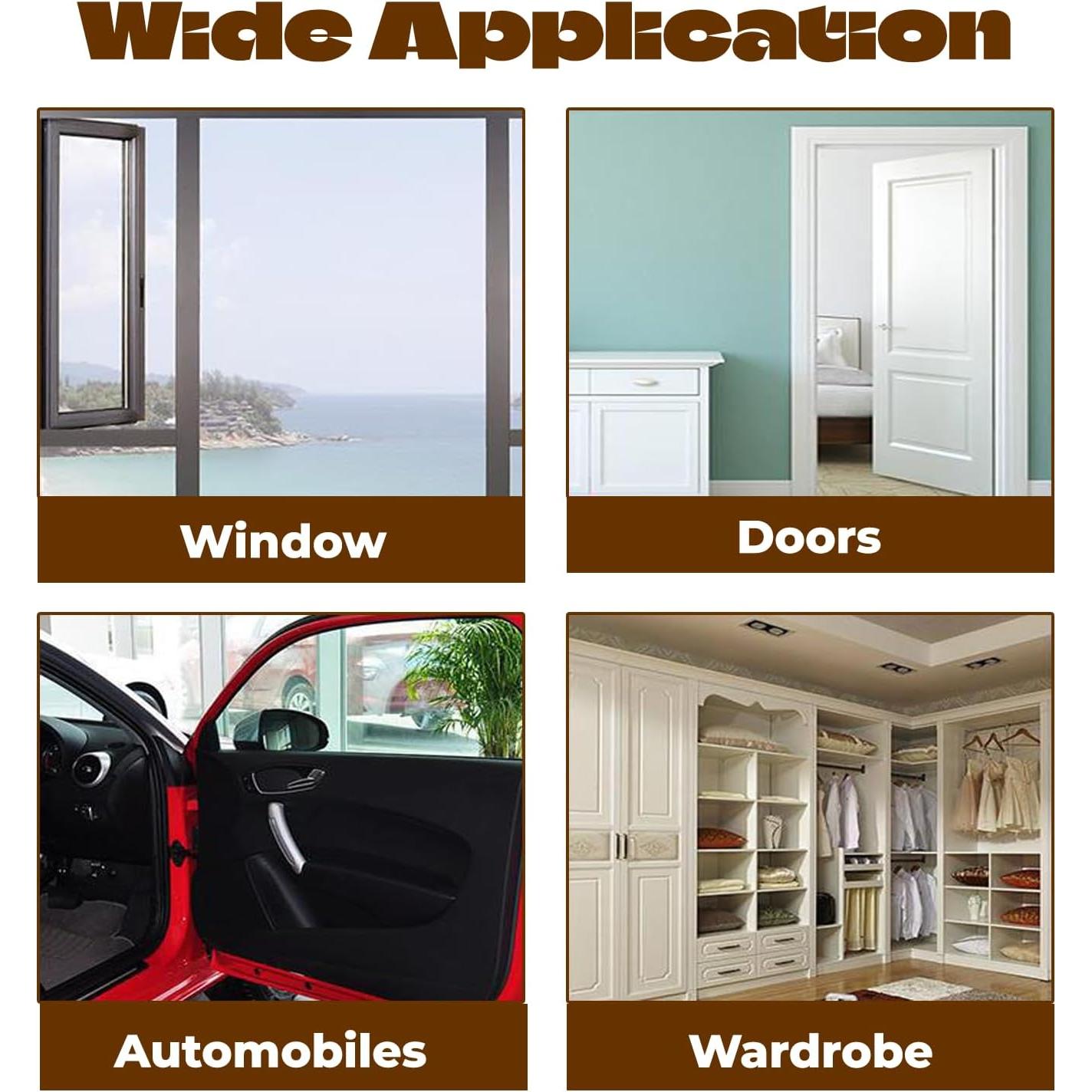 Tira de Sellado Aislante Qoqooice 1.9cm x 12.7cm Marrón