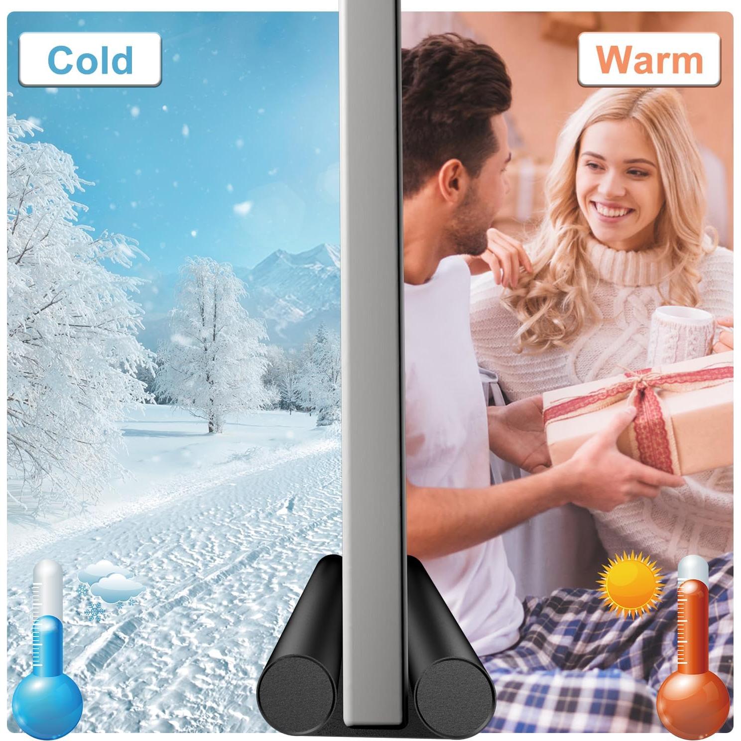 Tapones de puerta LM BODYCARE - Burlete negro 91.44 cm