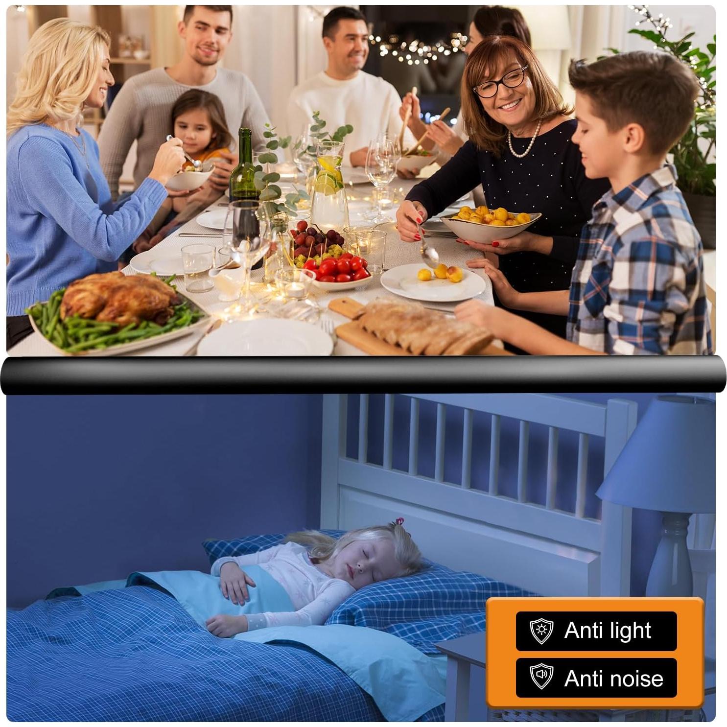 Tapones de puerta LM BODYCARE - Burlete negro 91.44 cm