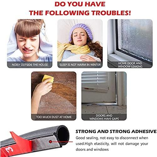 Tira de Sellado Autoadhesiva CloudBuyer 12.04m para Puertas