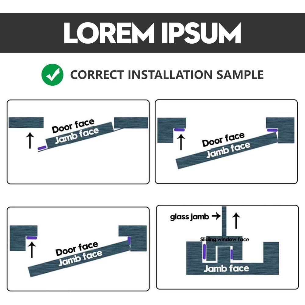 Tira de Sellado Autoadhesiva CloudBuyer 12.04m para Puertas