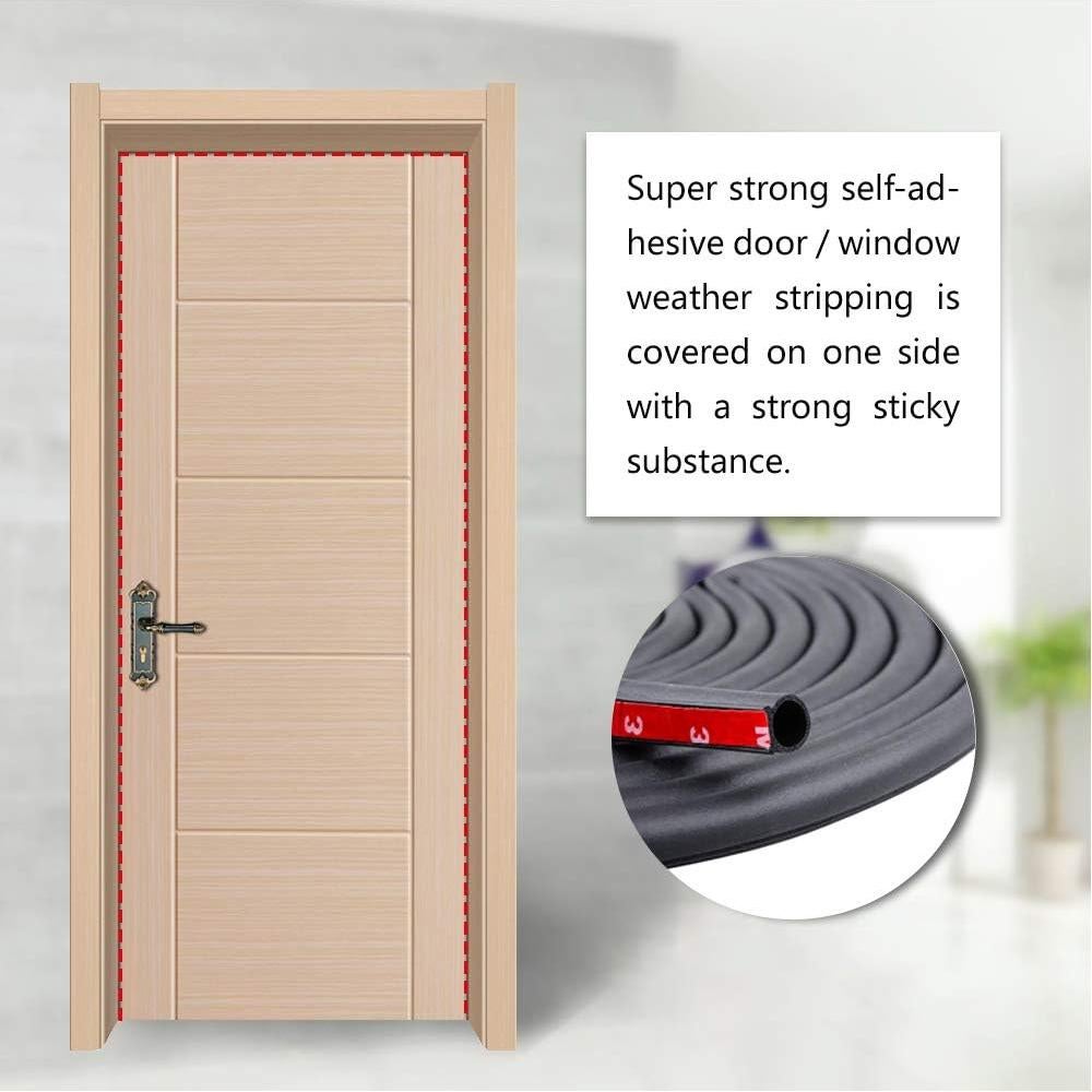 Tira de Sellado Autoadhesiva CloudBuyer 12.04m para Puertas