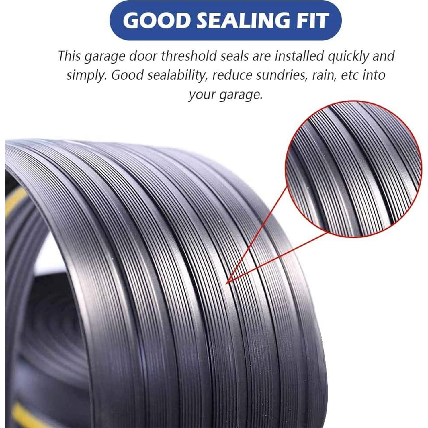 Tira de Sellado de Garaje ToLanbbt 3M con Adhesivo Negro