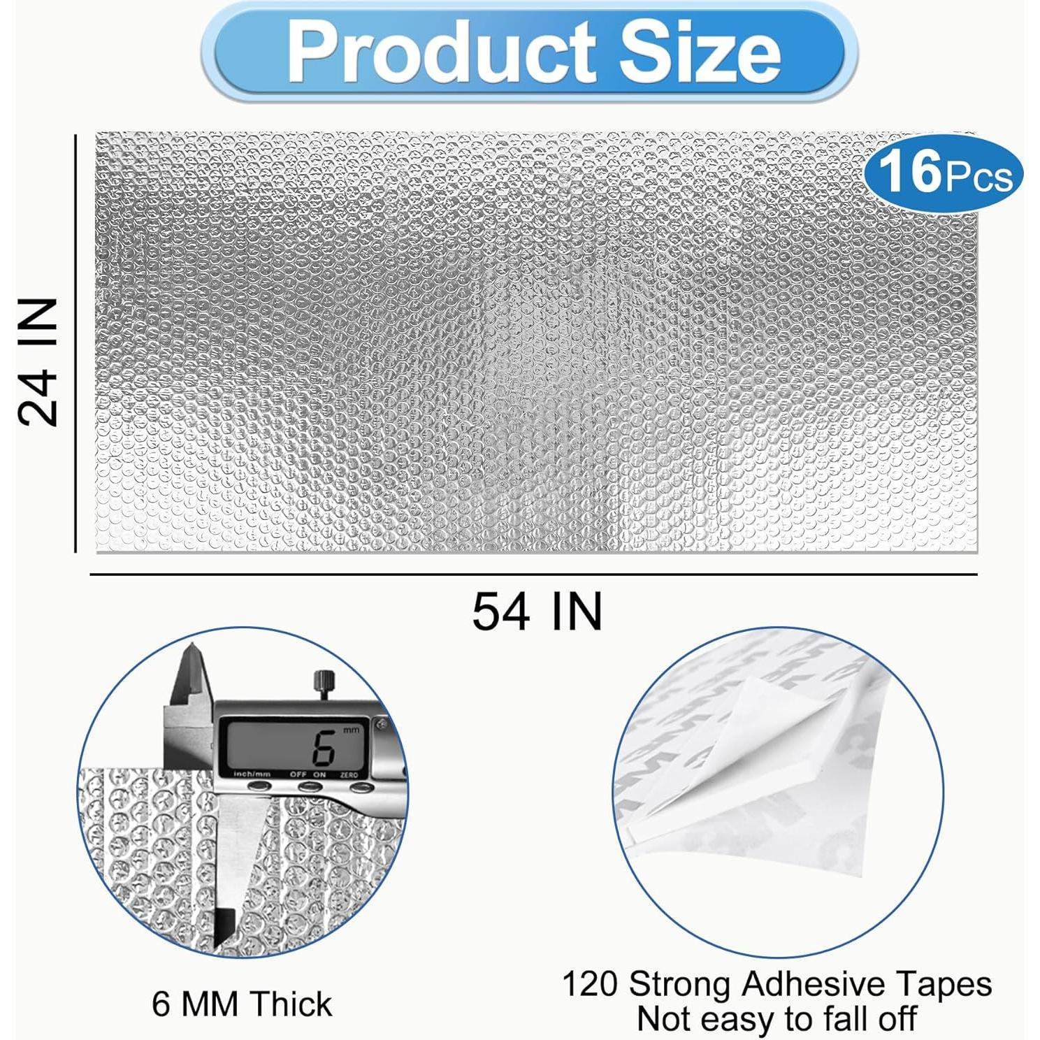 Kit de Aislamiento Térmico para Puertas de Garaje ToLanbbt 16P 6mm