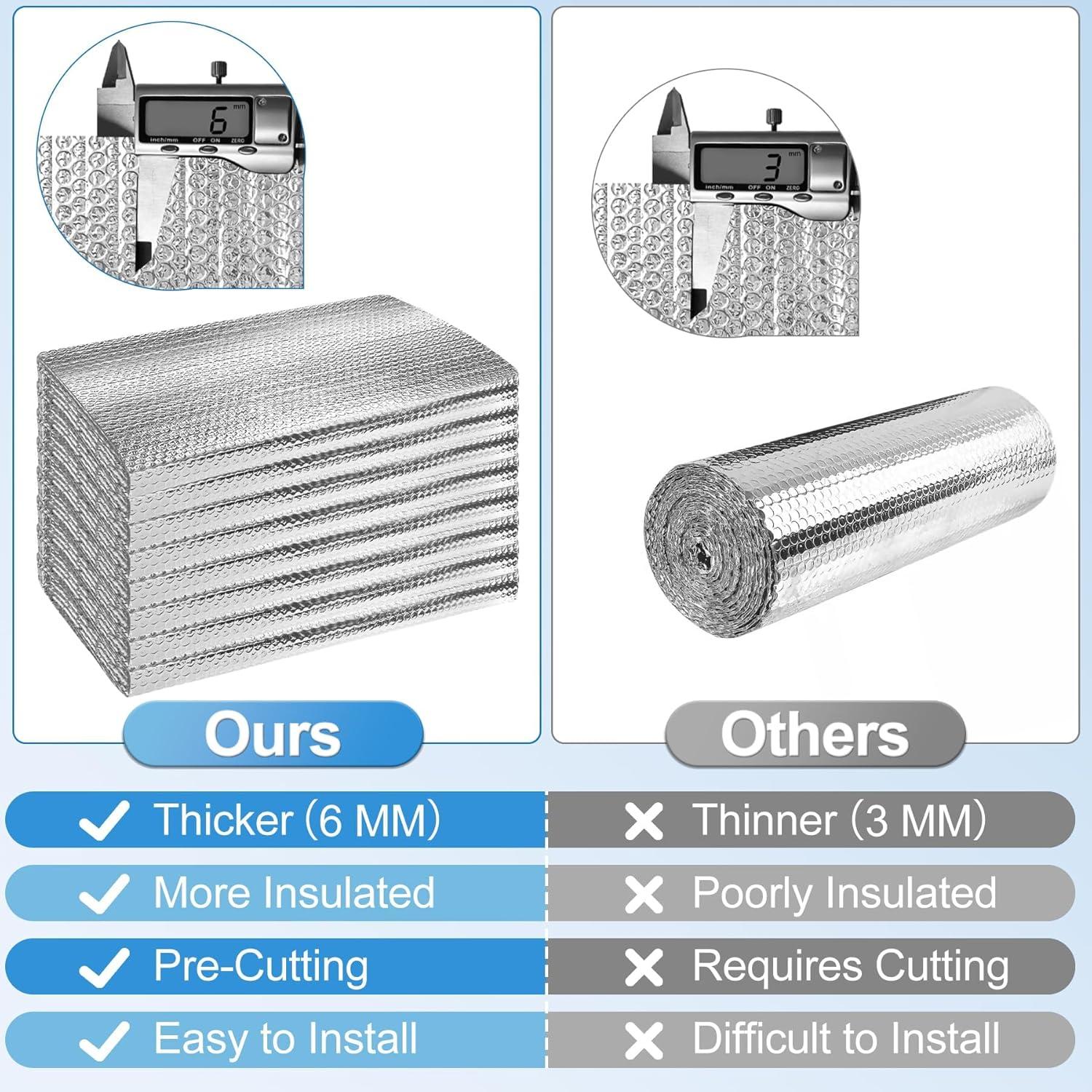 Kit de Aislamiento Térmico para Puertas de Garaje ToLanbbt 16P 6mm