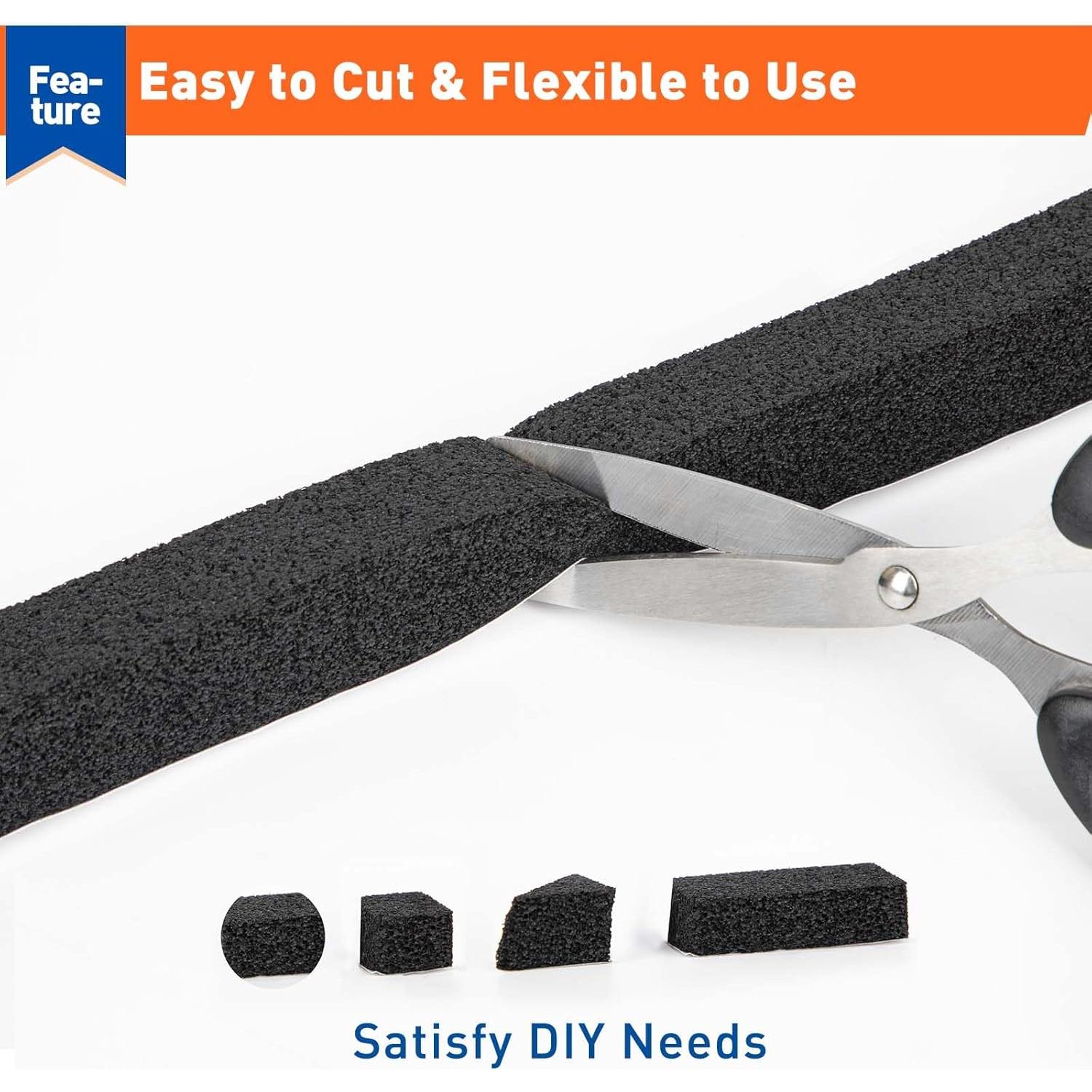 MAGZO Burlete de Espuma Aislante 1" x 1" x 8m - 4 Rollos