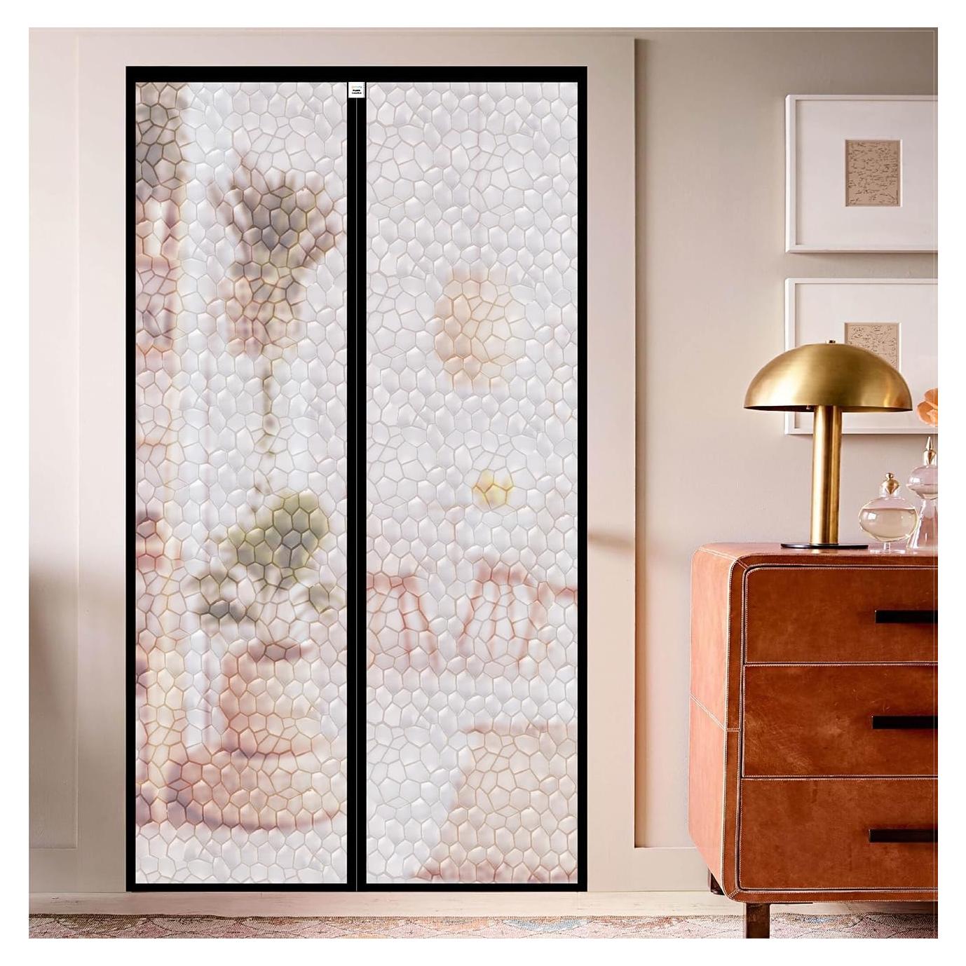 Cortina de Puerta Térmica Magnética CHIYUNS 86x208 cm Transparente