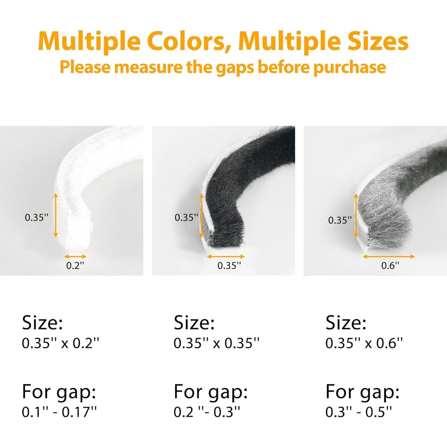 Cinta Selladora Bruiefpap 39.4FT Gris 0.35" Ancho Aislamiento