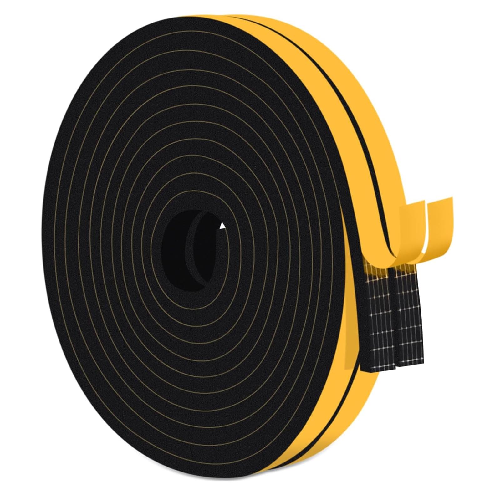 Burlete Adhesivo Trisiki 26 pies Alta Densidad Negro