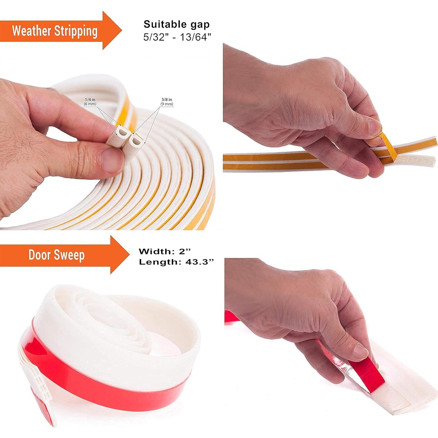 Kit de Aislamiento Acústico Kanzzy para Puertas y Ventanas