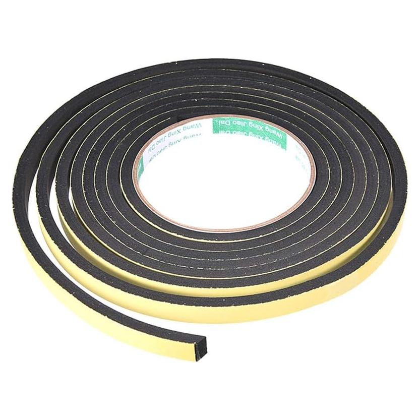 Cinta de Espuma Selladora uxcell 10mm x 5mm x 3m Aislante