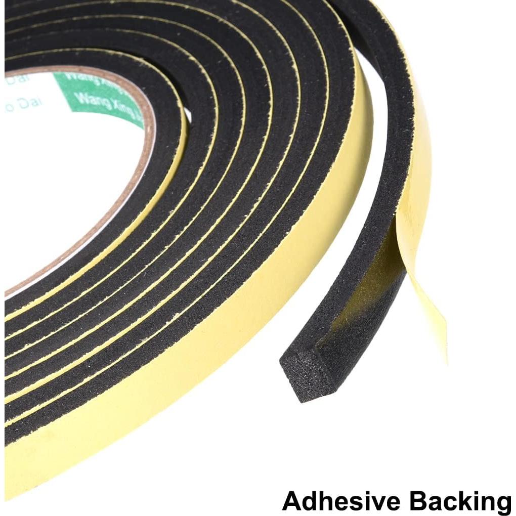 Cinta de Espuma Selladora uxcell 10mm x 5mm x 3m Aislante