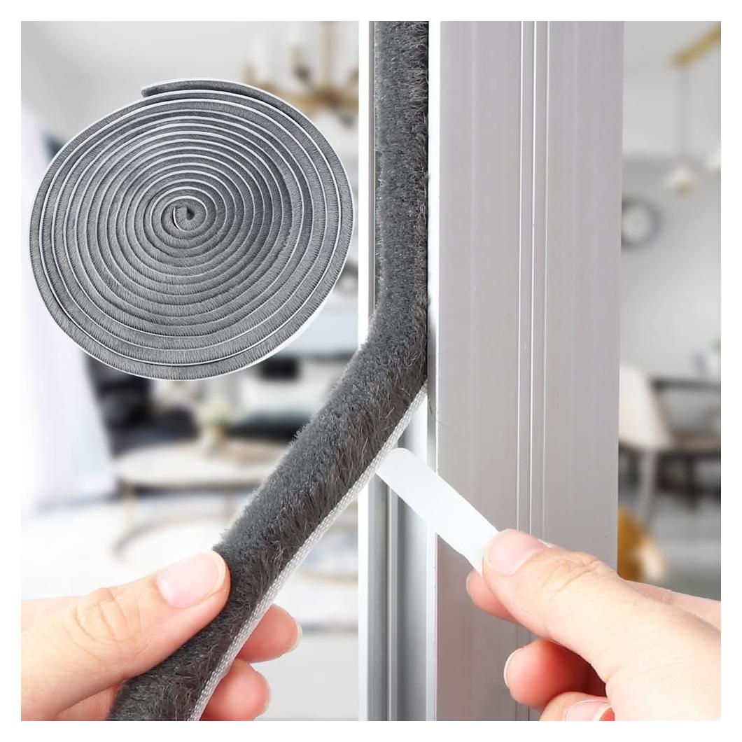 Tira de Sellado Autoadhesiva OIKIIOK 10m x 0.89cm Gris