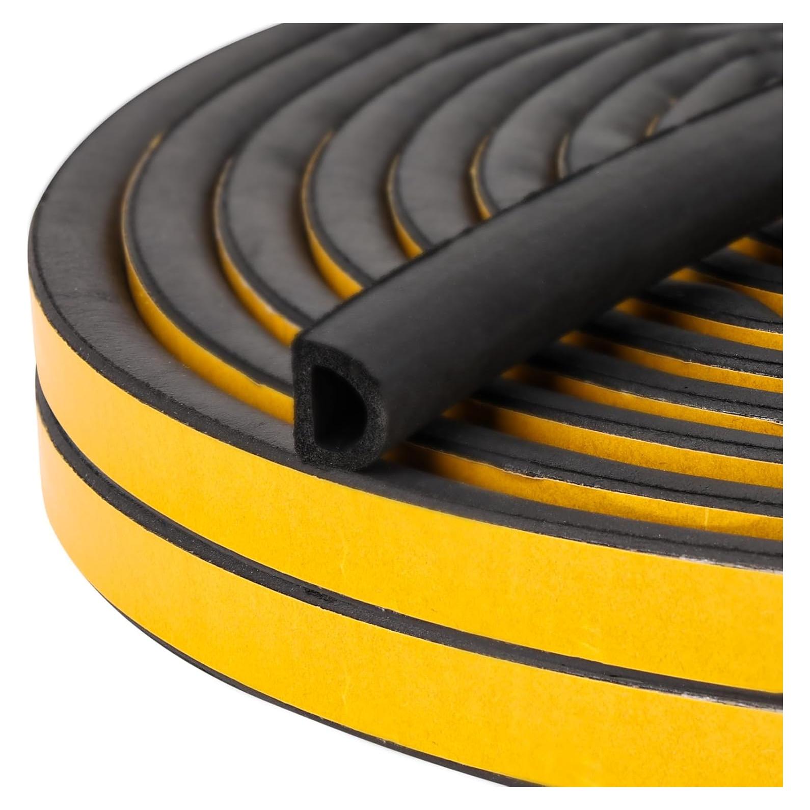 Sello de Puerta de Goma Amzjjle 6.4oz 19.7ft Aislamiento Acústico