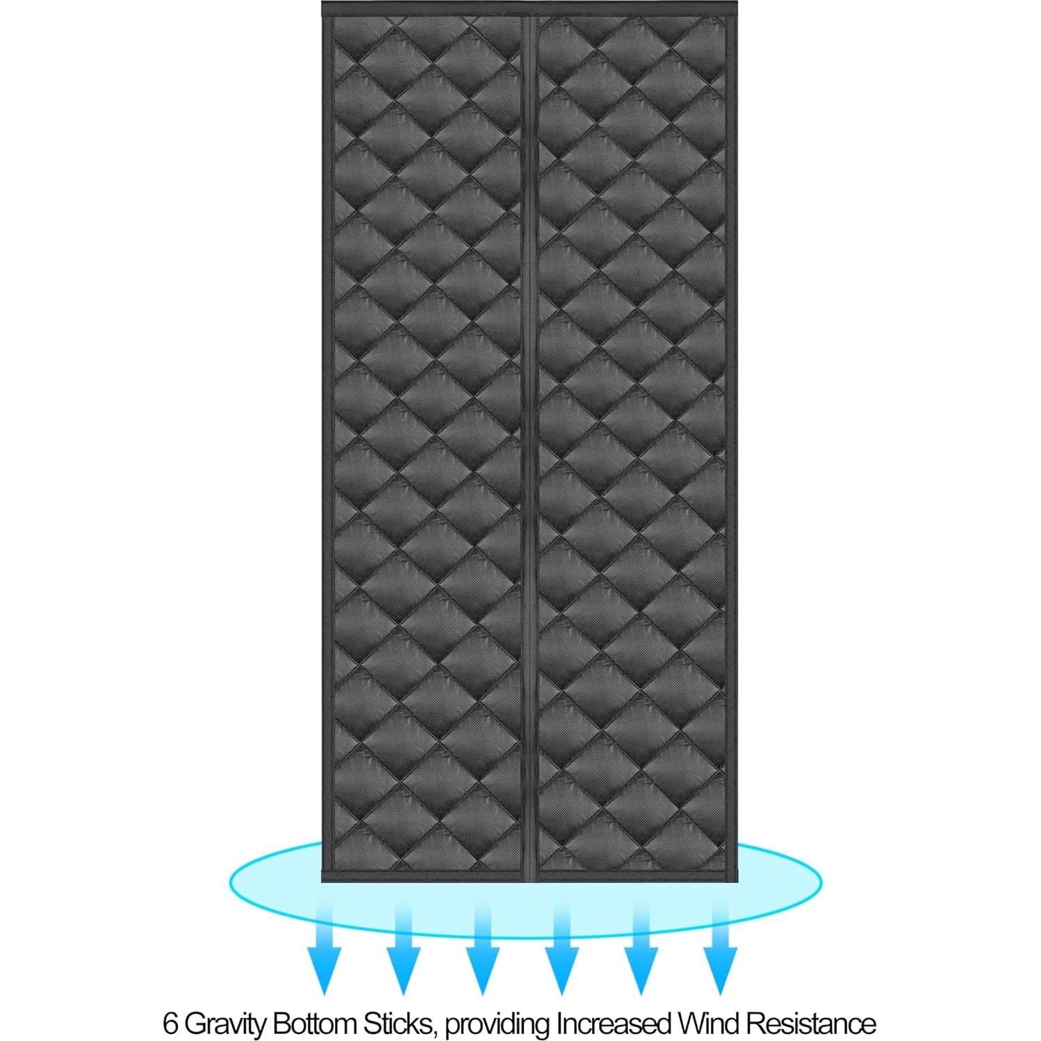 Cortina Térmica Aislante Magnética Anrukler 81.3x203.2cm