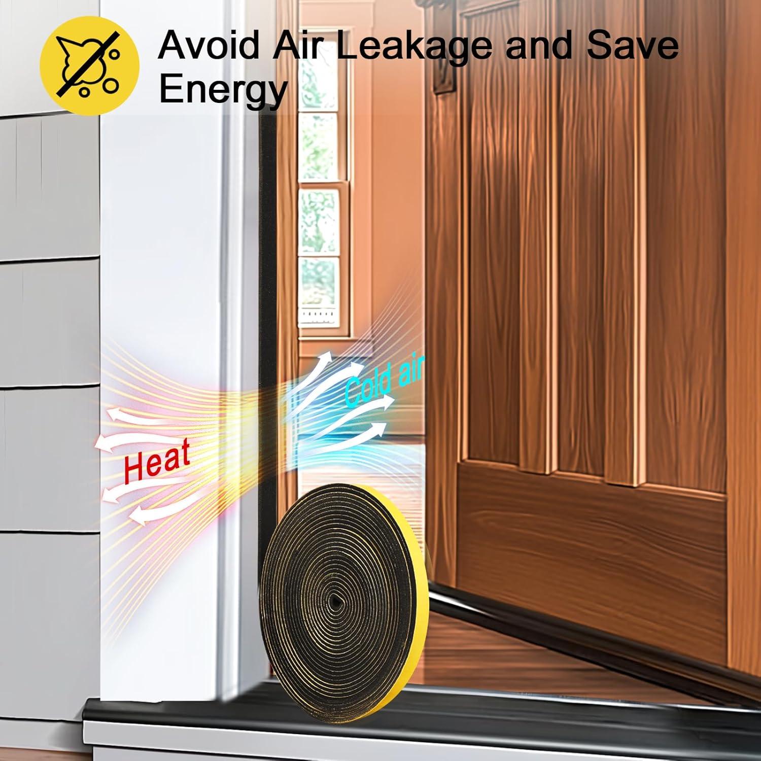 Tira de Sellado EGOFIX Negra 20m Espuma Aislante 1.27cm