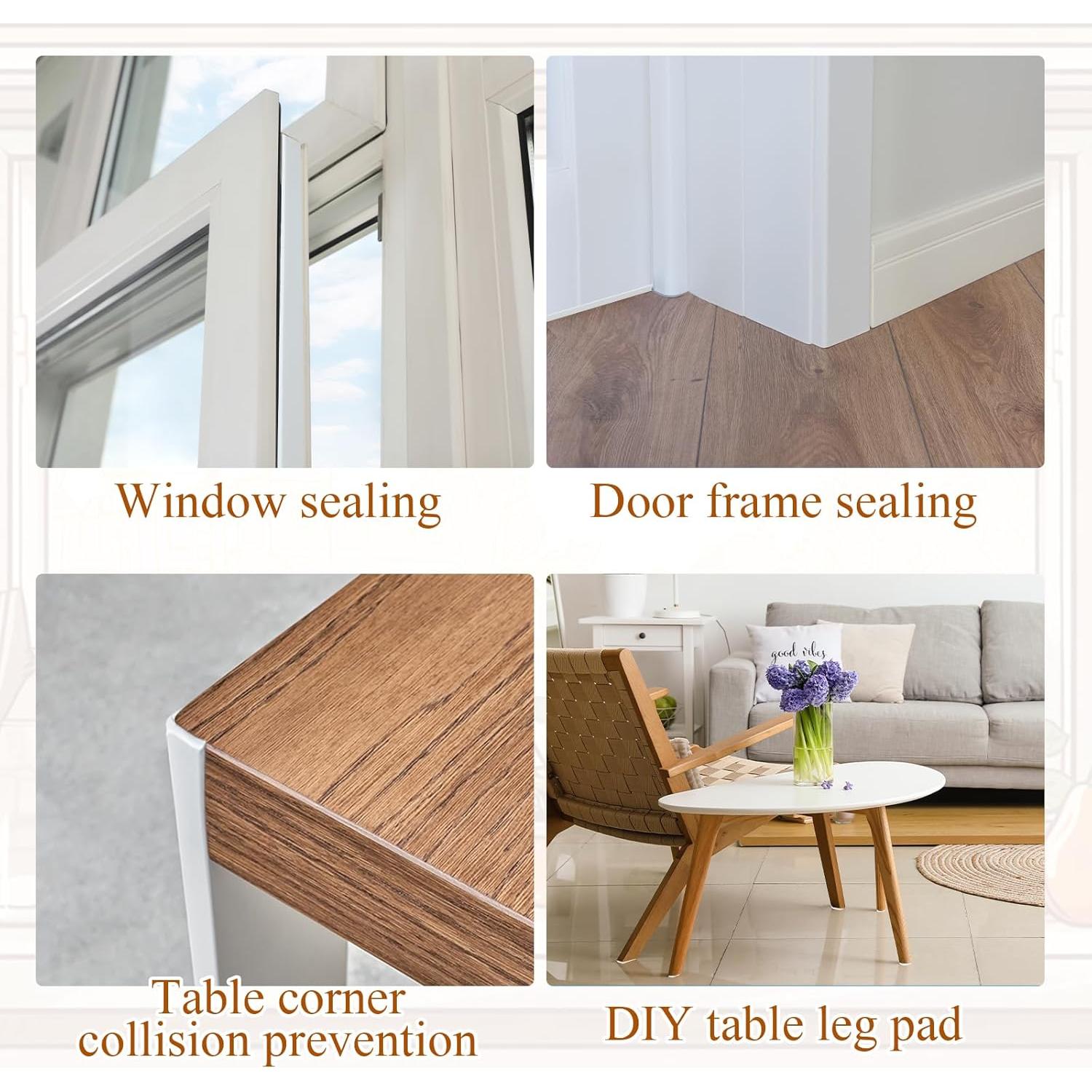 Tira de Sellado de Espuma Frienda 10.06m Adhesivo Blanco