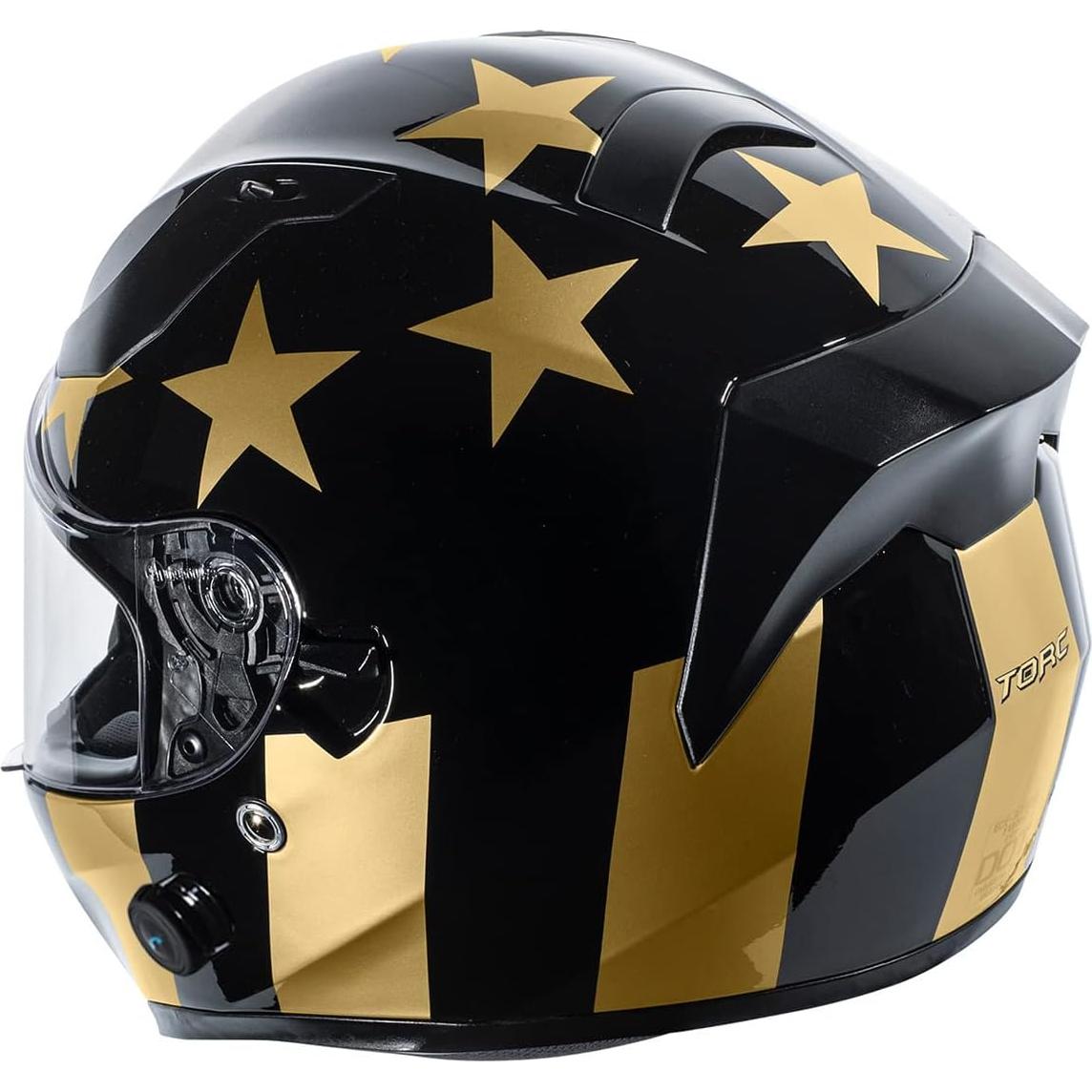 Casco Integral TORC T15B Bluetooth Negro Brillante