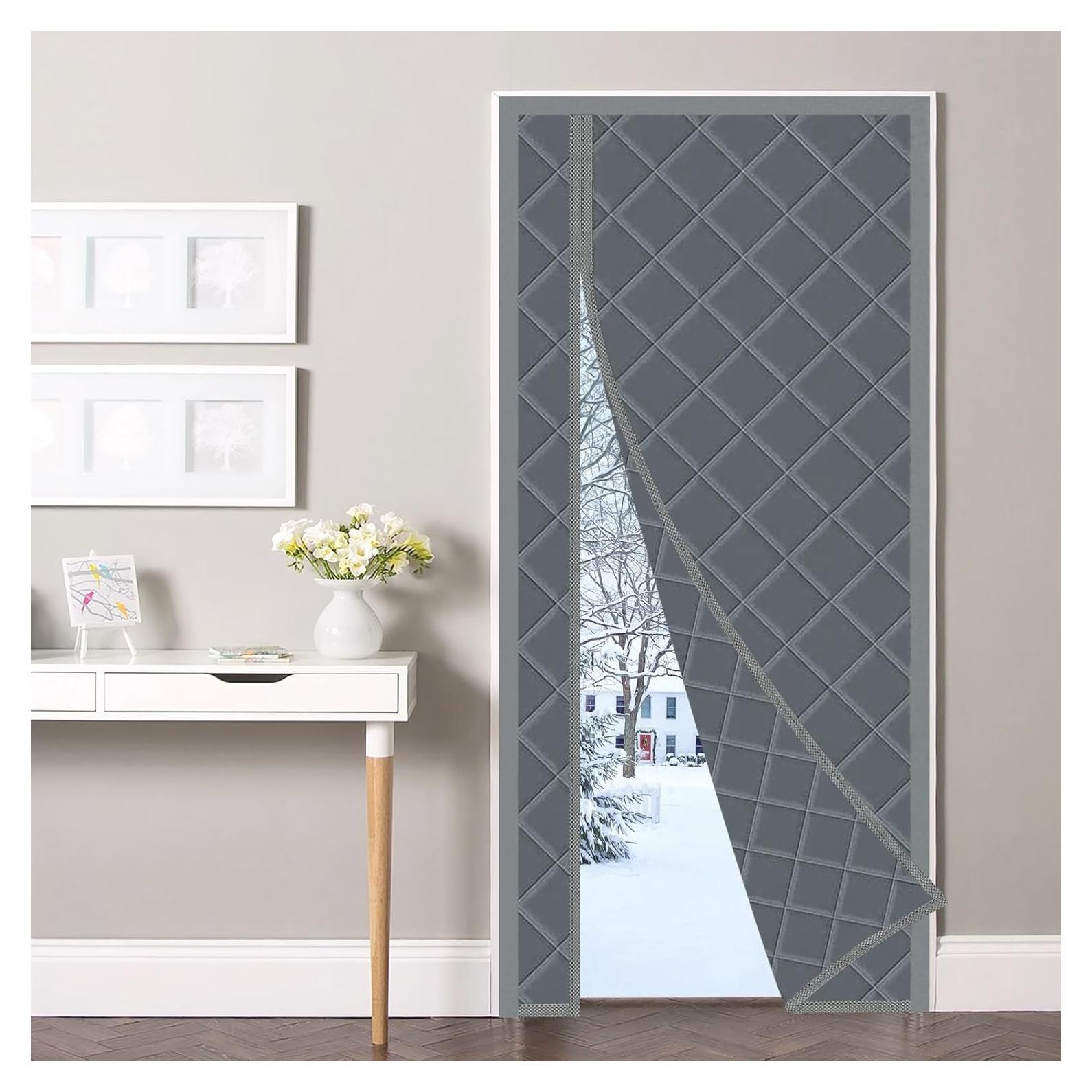 Cortina Térmica Aislante Magnética Anze 30" x 80" Gris