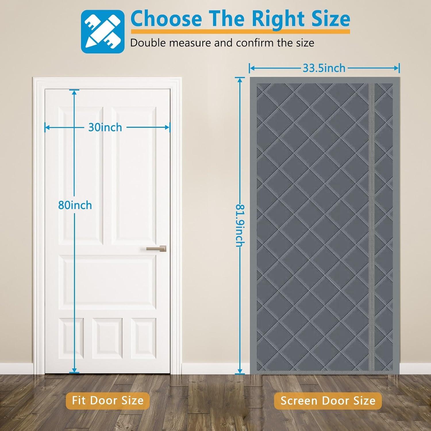 Cortina Térmica Aislante Magnética Anze 30" x 80" Gris