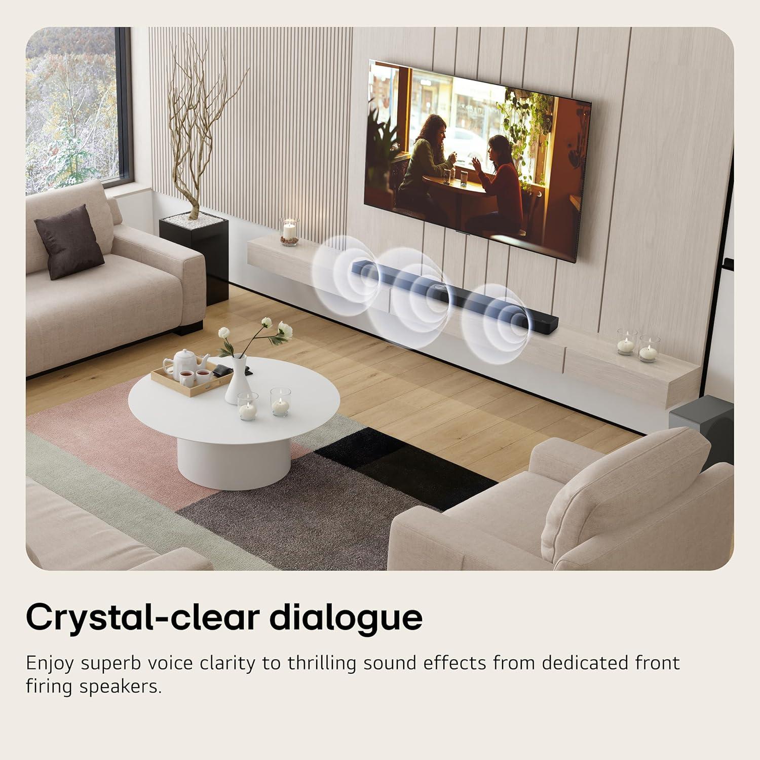 Barra de Sonido LG S60T 3.1 con Subwoofer Inalámbrico