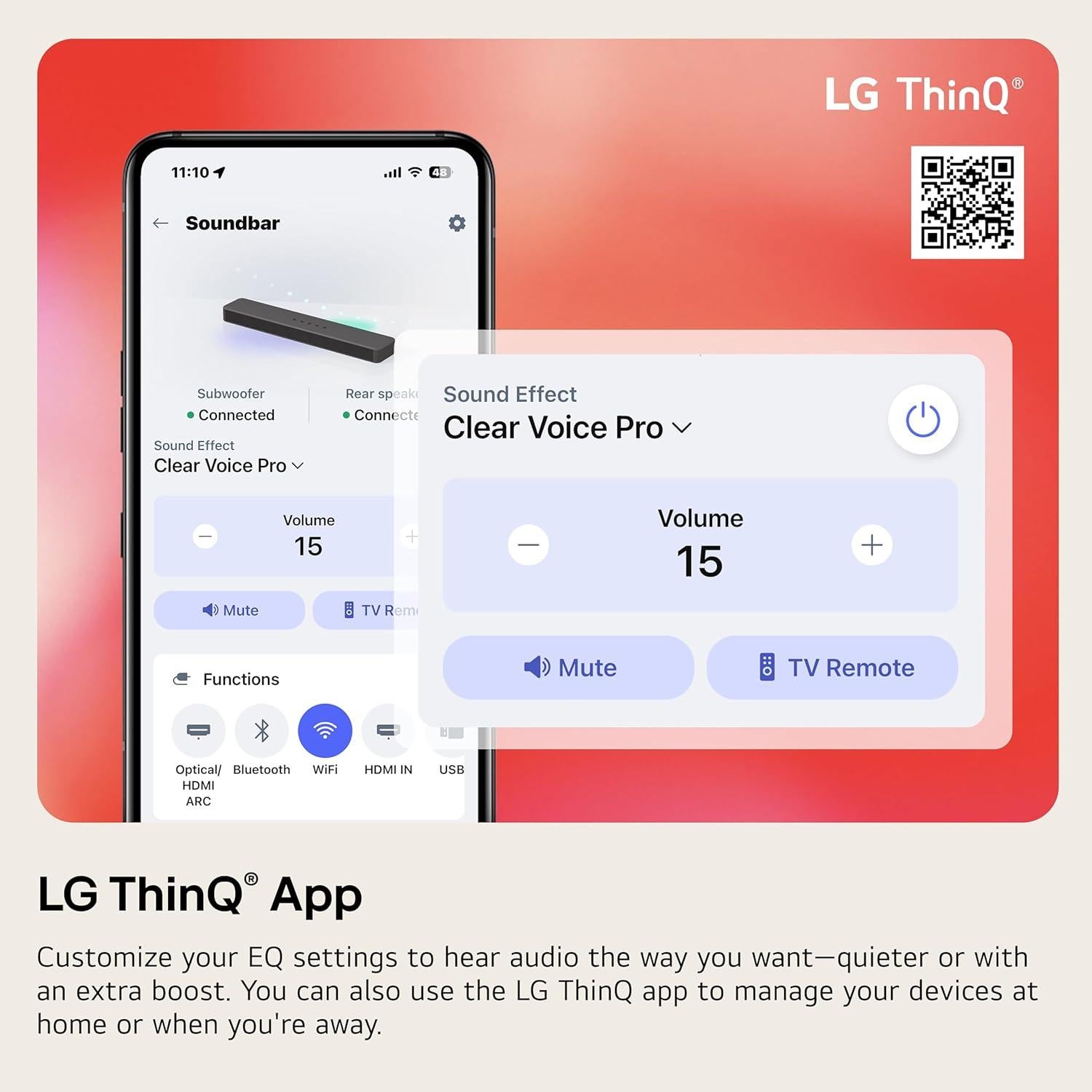 Barra de Sonido LG S60T 3.1 con Subwoofer Inalámbrico