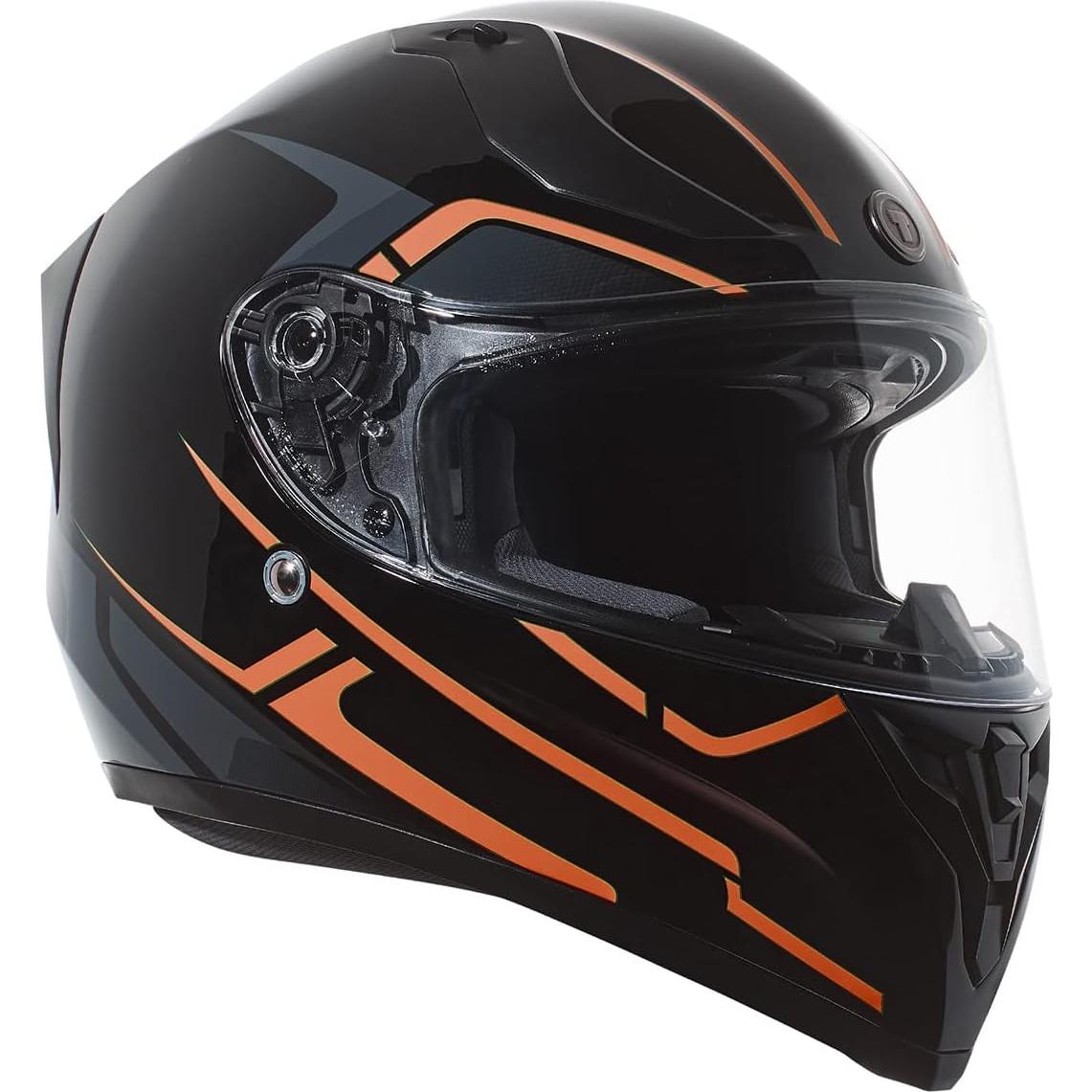 Casco Integrado TORC T15B Bluetooth Negro Naranja