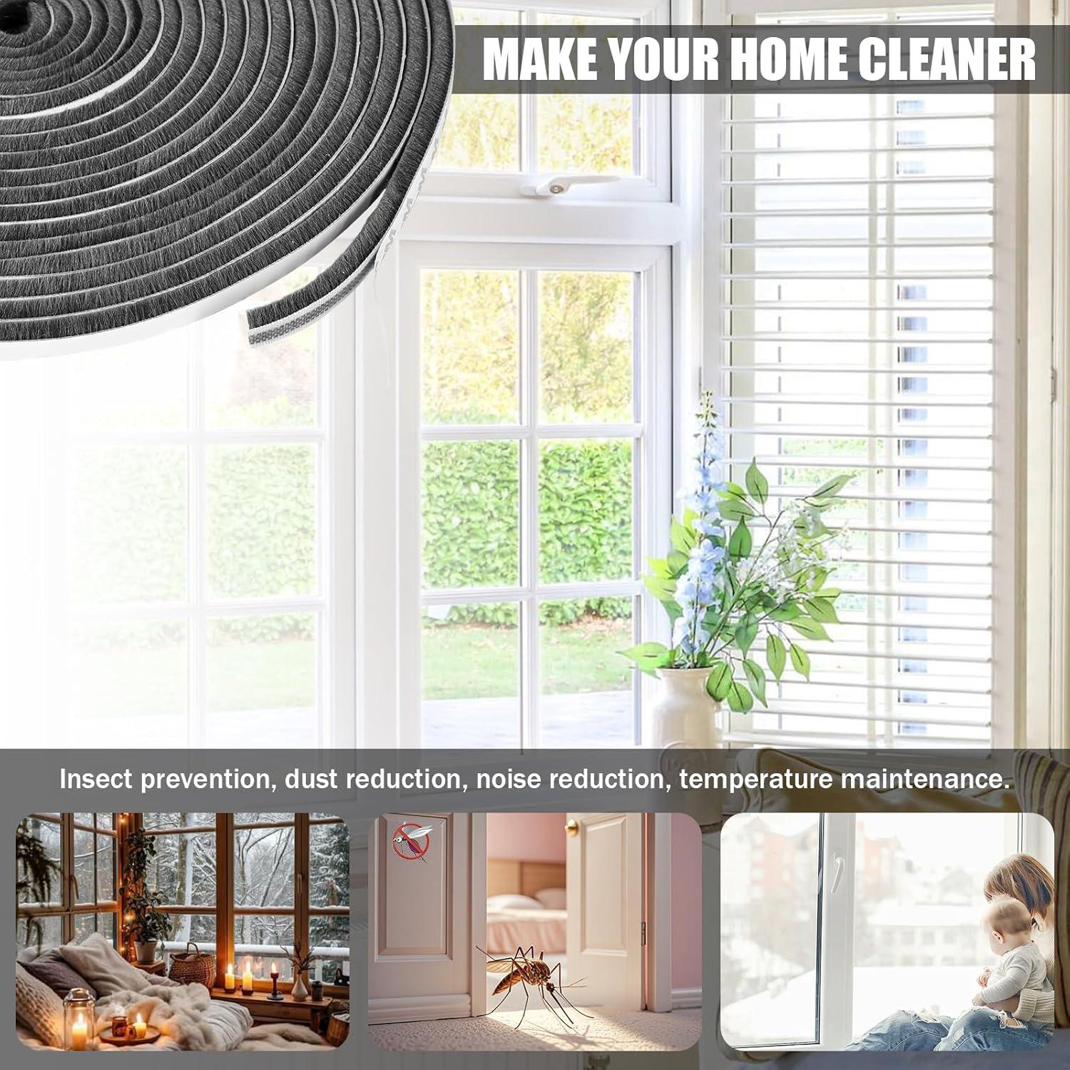 Tira de Sellado Autoadhesiva Funnytek 10m x 0.89cm Gris