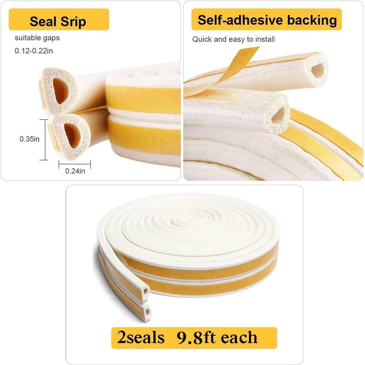 Sellado de Climas Interior Zophen 6.0m Espuma Aislante Blanco