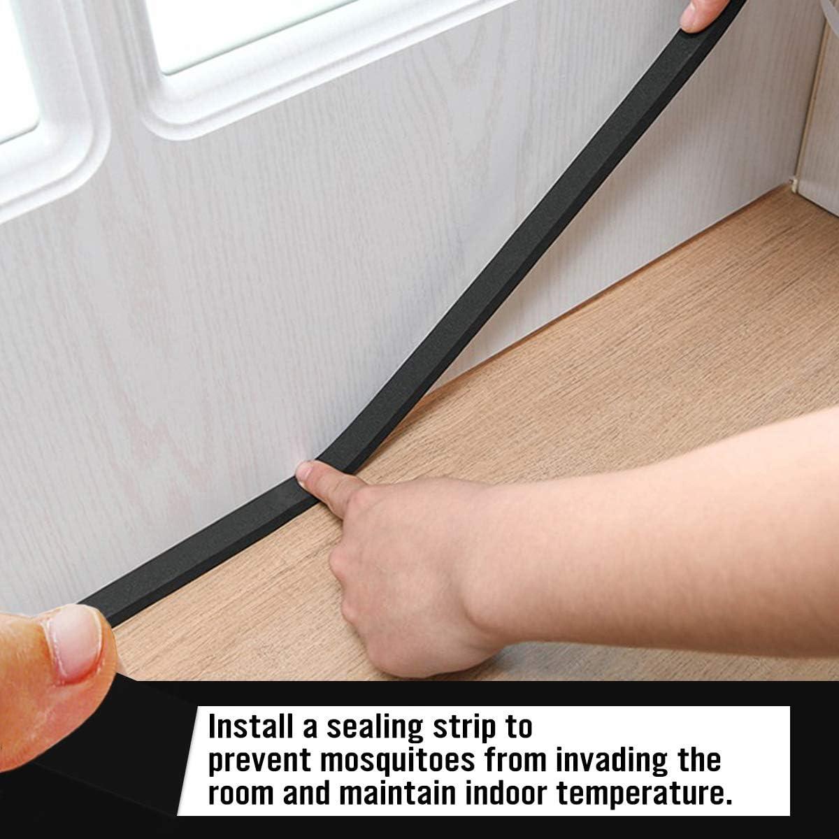 Cinta de Espuma Aislante CCHUIXI 0.64cm x 15.24m Negra