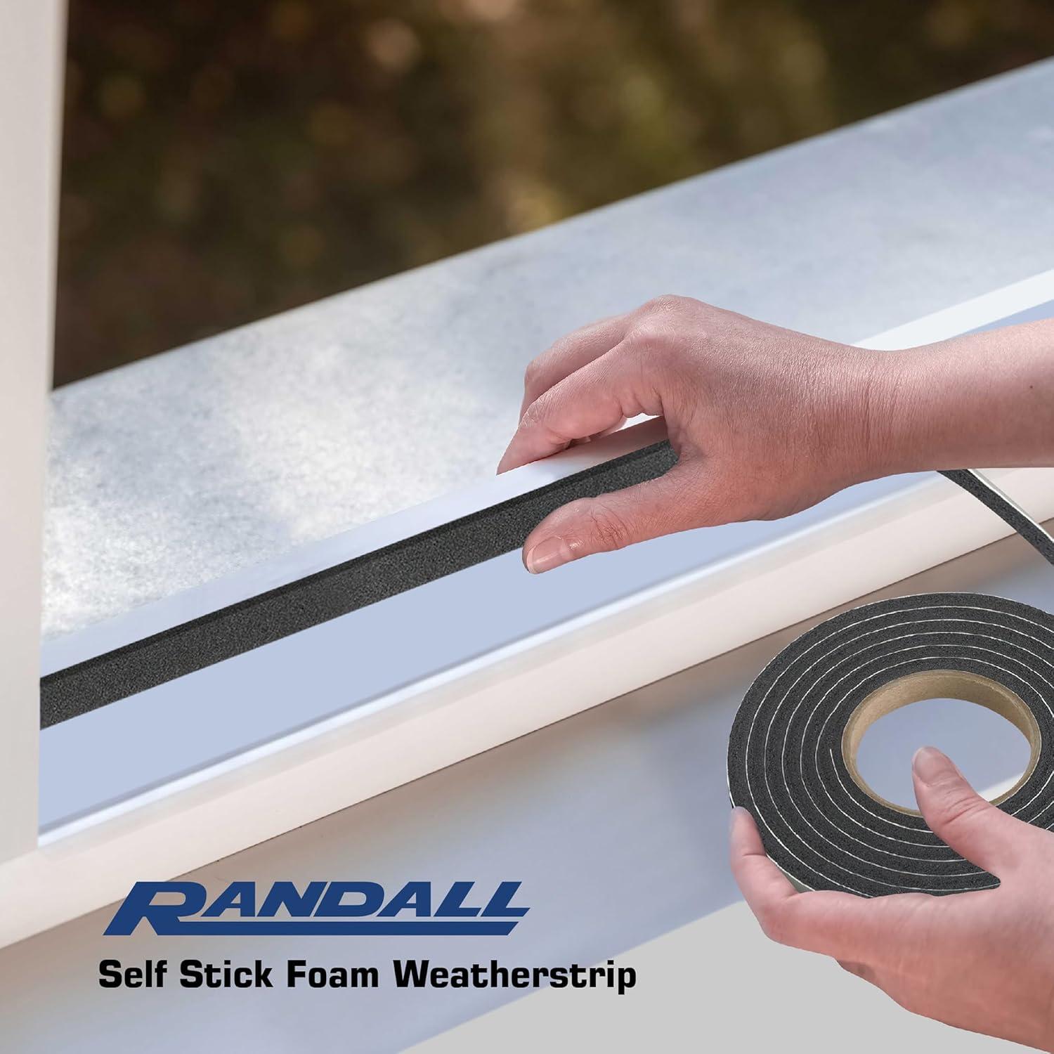 Cinta Adhesiva de Espuma Randall 6.35mm x 19.05mm x 5.18m