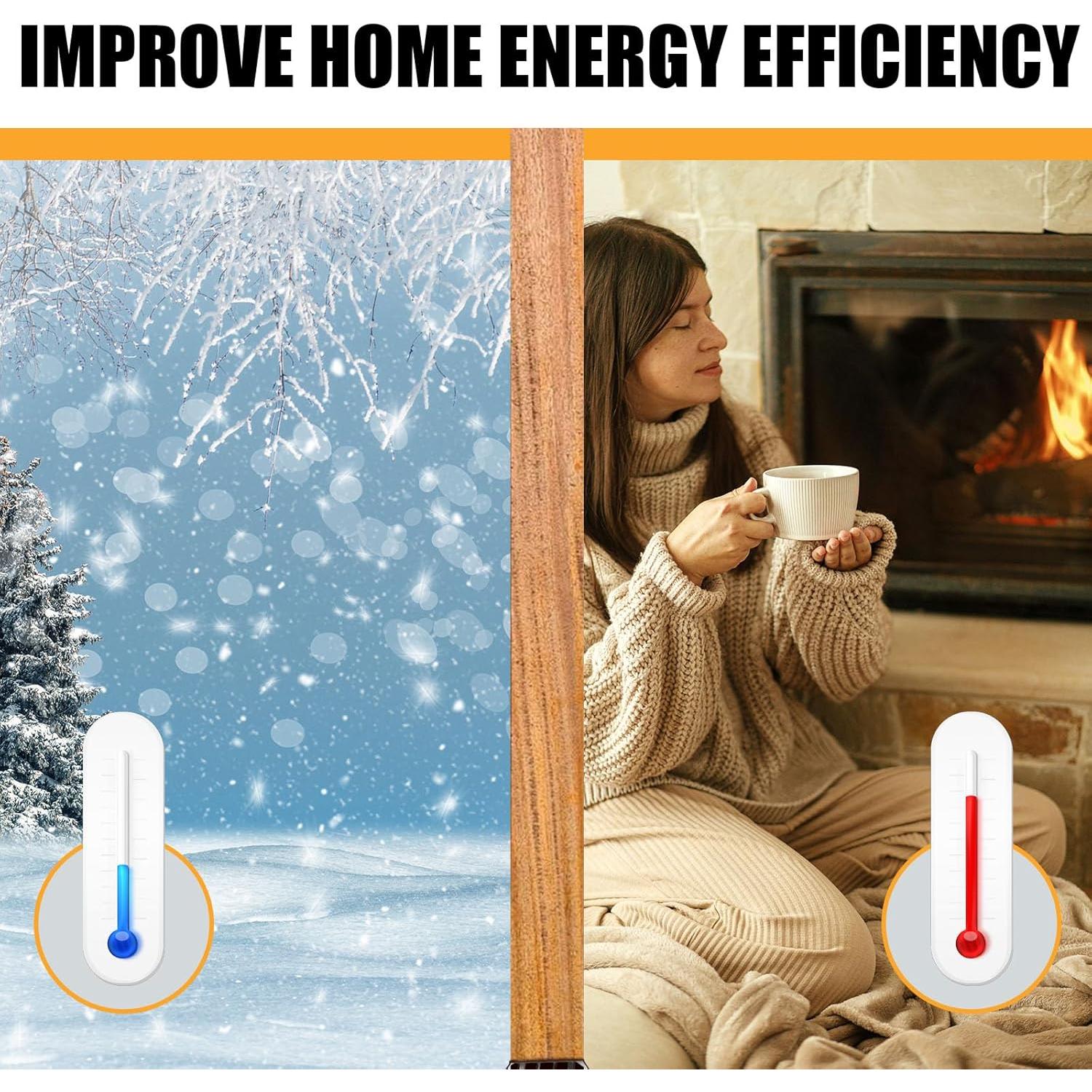 Sello Inferior de Puerta Pushglossy 91.44 cm PVC Marrón 2 Pcs