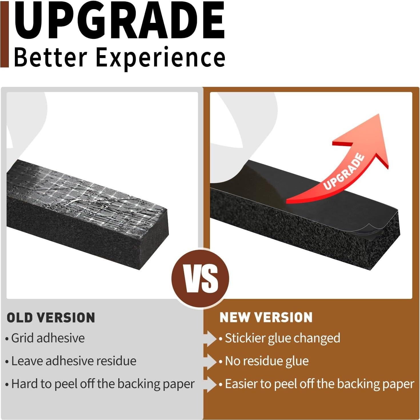 Cinta de Sello de Espuma Yotache 1.27cm x 0.64cm, 26 PIES