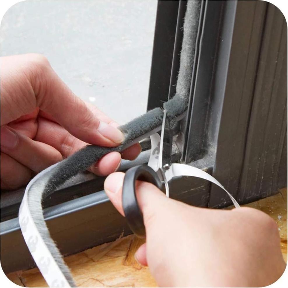 Cepillo de Sellado Zhilokdor 5m x 9mm Aislamiento Blanco