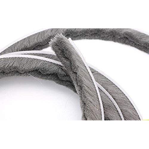 Burlete de Cepillo Hokmly 5m Gris 5mm x 6mm para Puertas y Ventanas