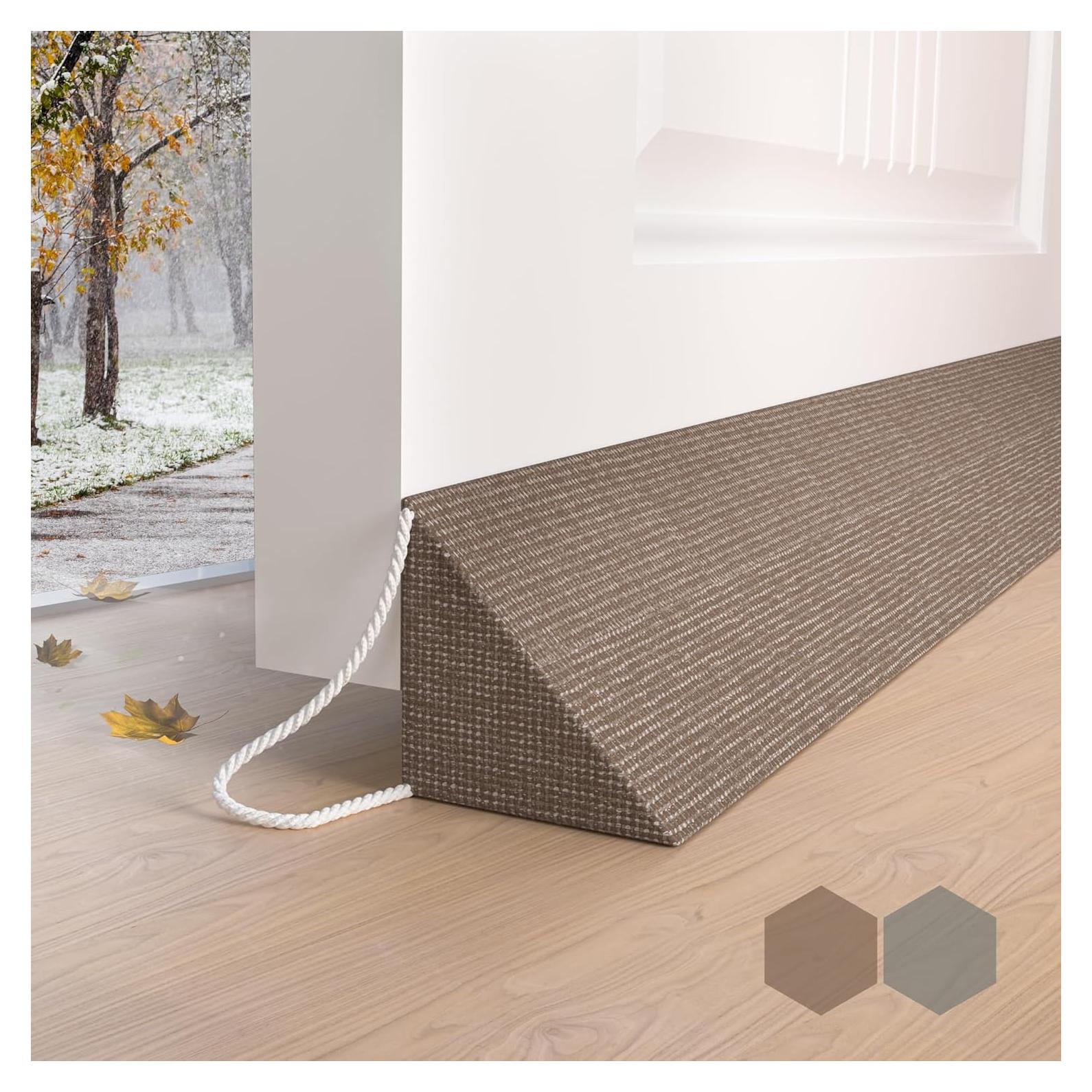 Bloqueador de Corrientes de Aire Triangular SYIPO 89.9 cm Marrón