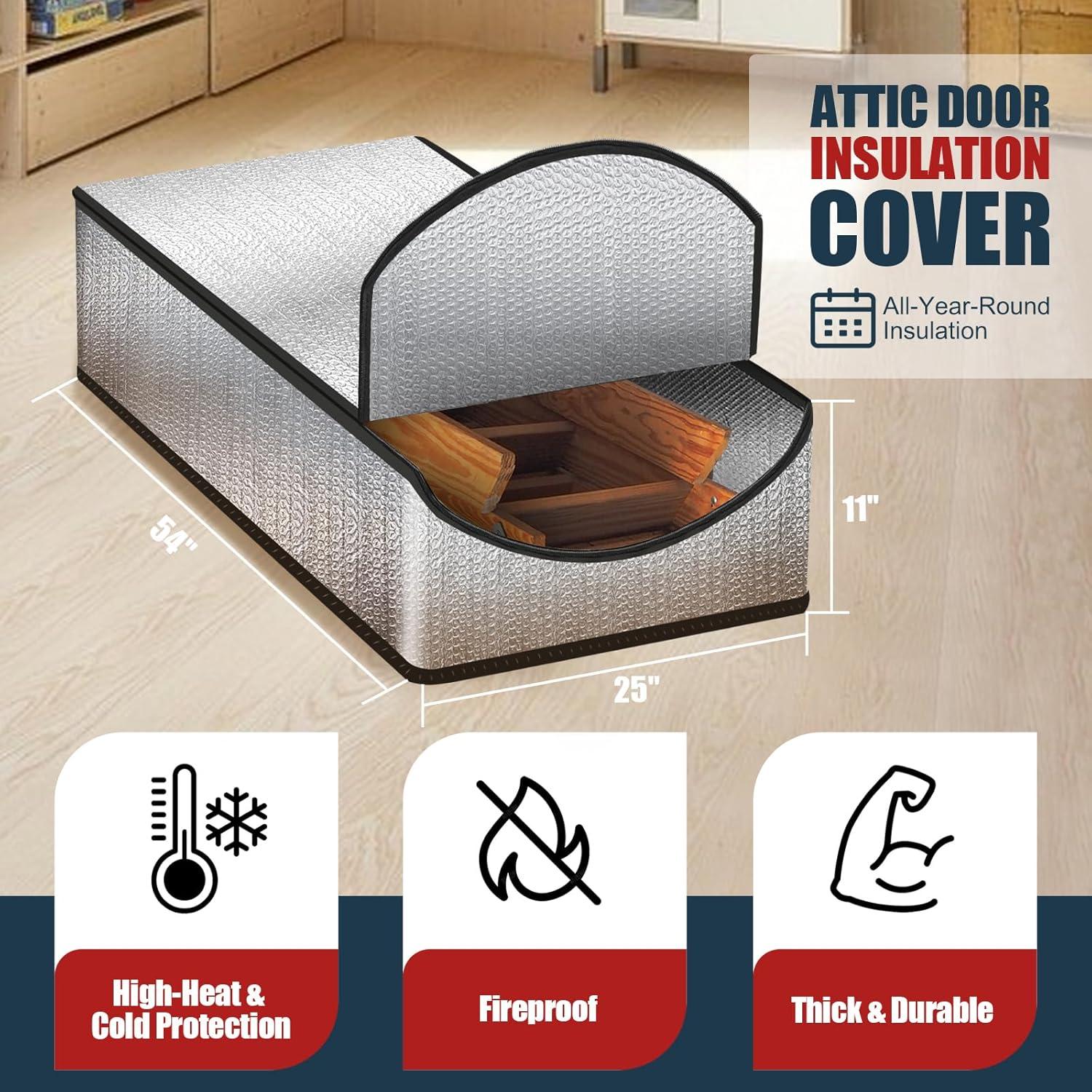 Cubierta de Aislamiento para Puerta de Ático 63.5x137.2cm