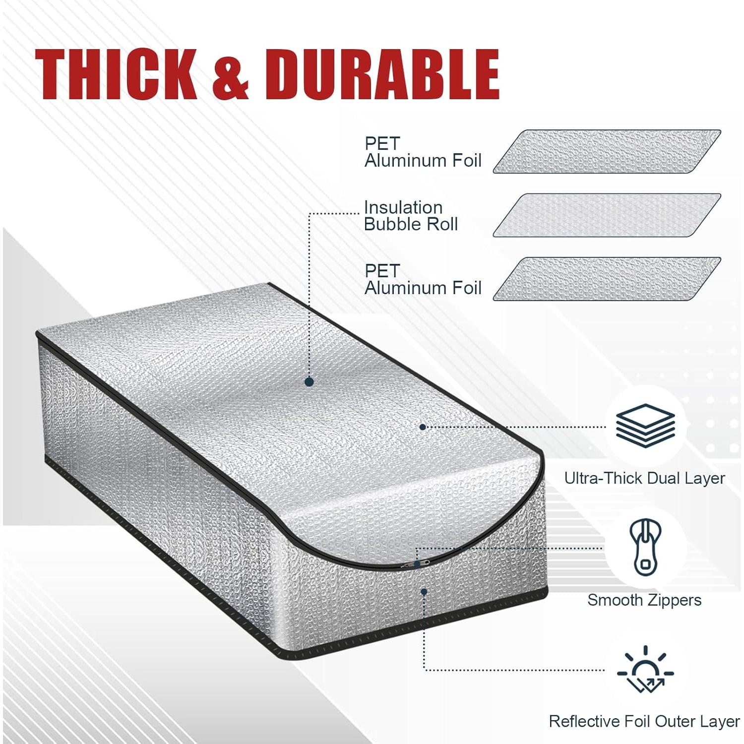 Cubierta de Aislamiento para Puerta de Ático 63.5x137.2cm