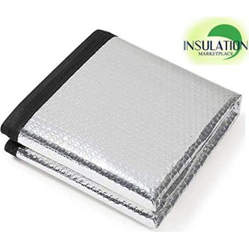 Cubierta de Aislamiento para Puerta de Ático R-15 Aluminio 152x76 cm